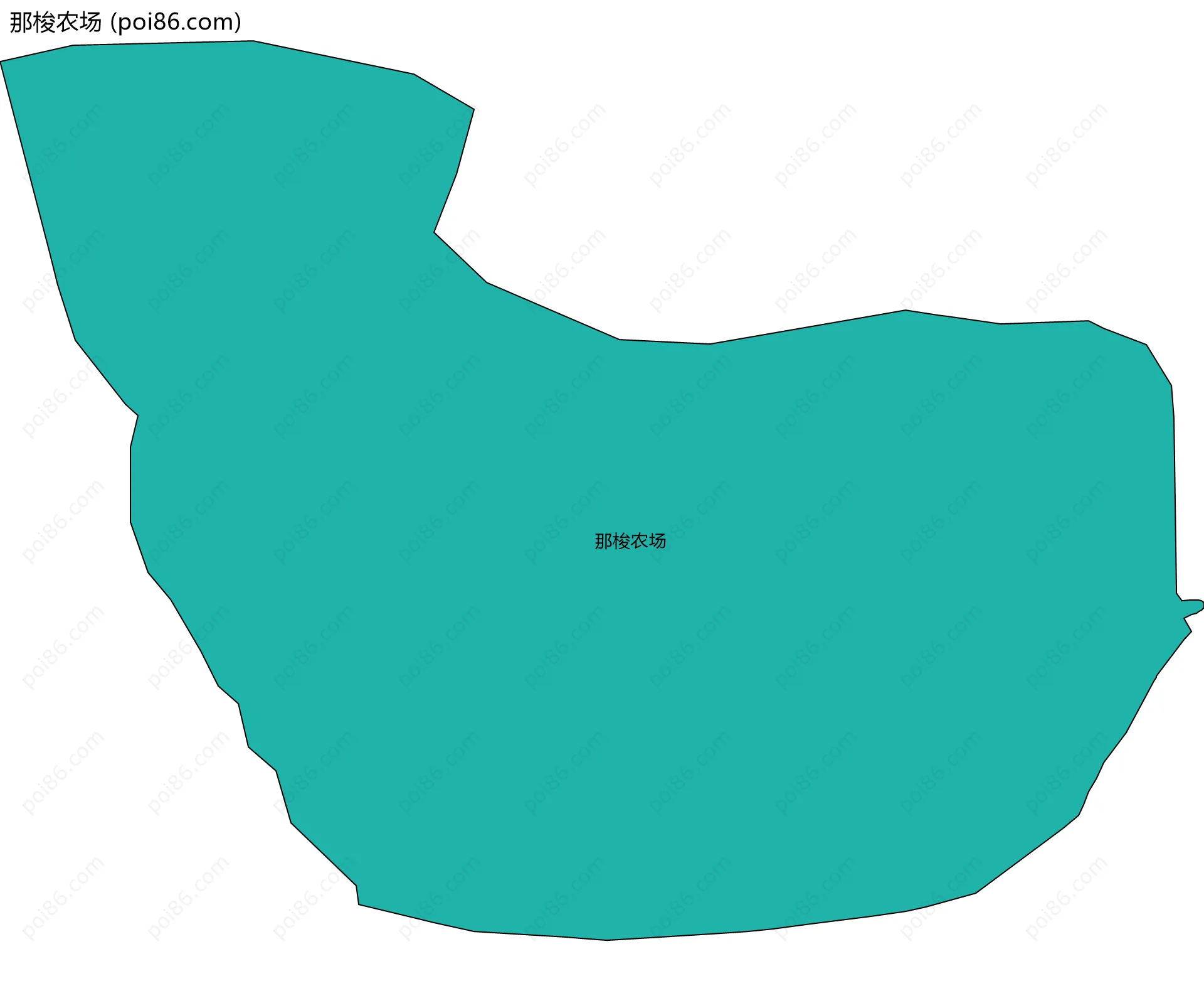 那梭农场边界地图