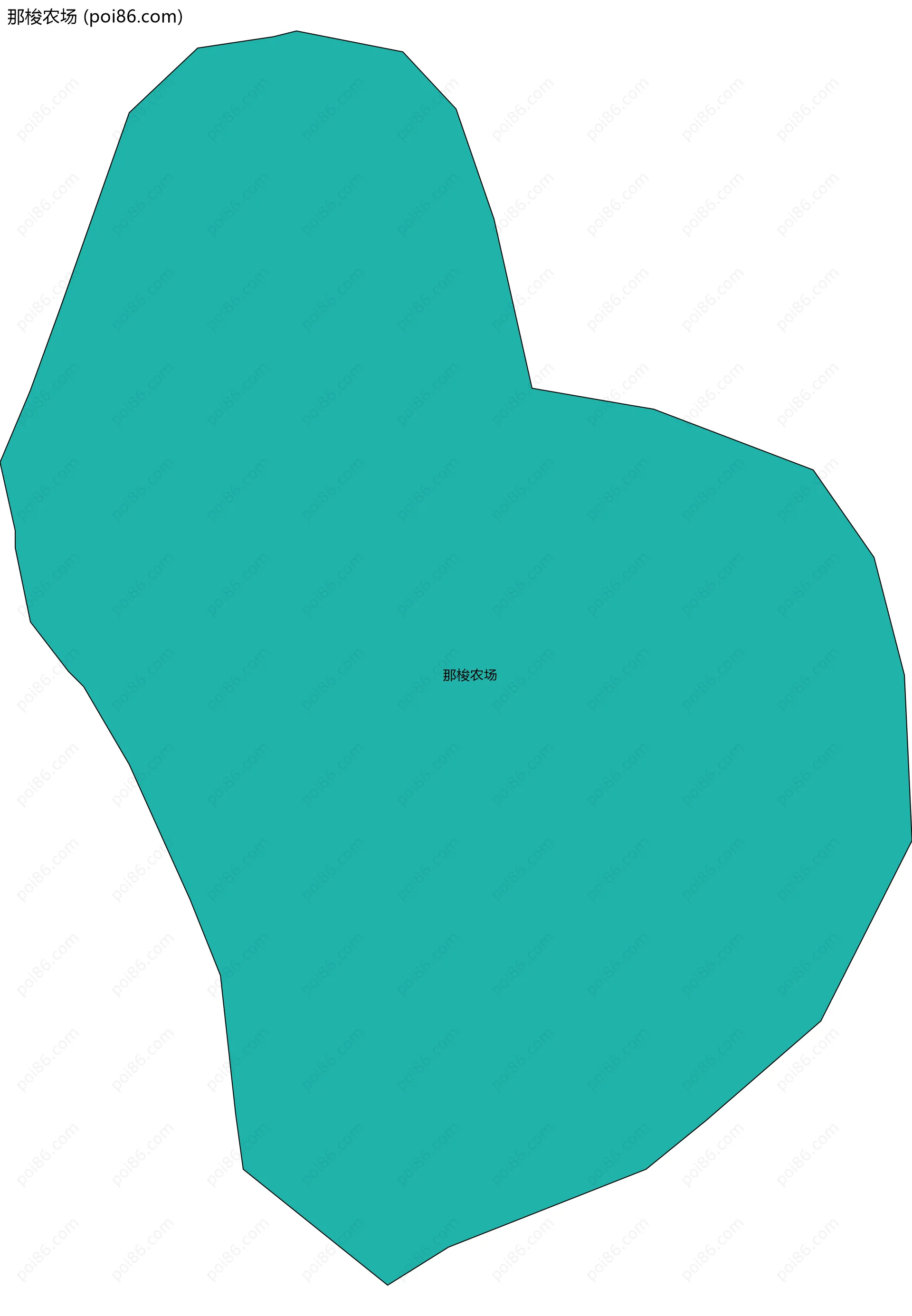 那梭农场边界地图