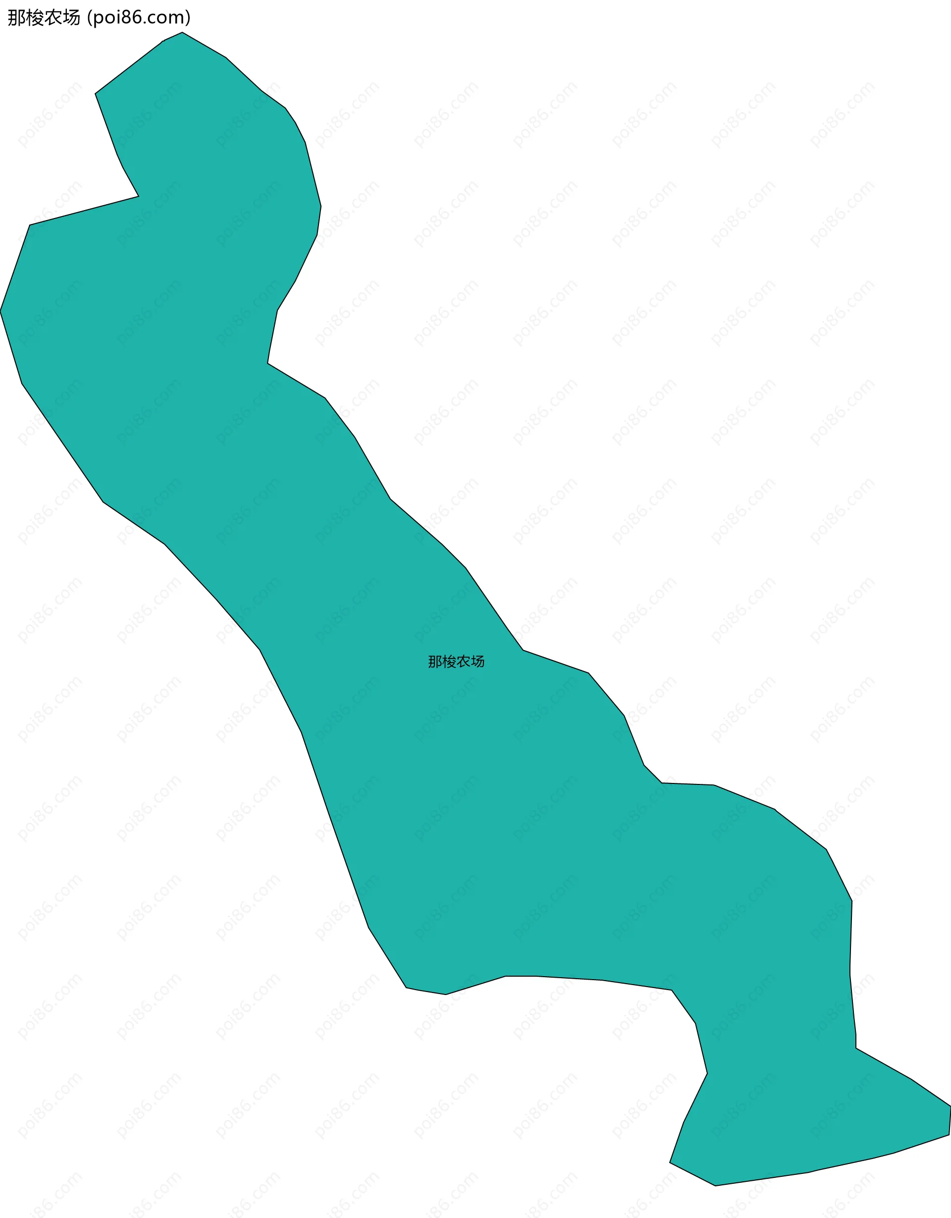 那梭农场边界地图