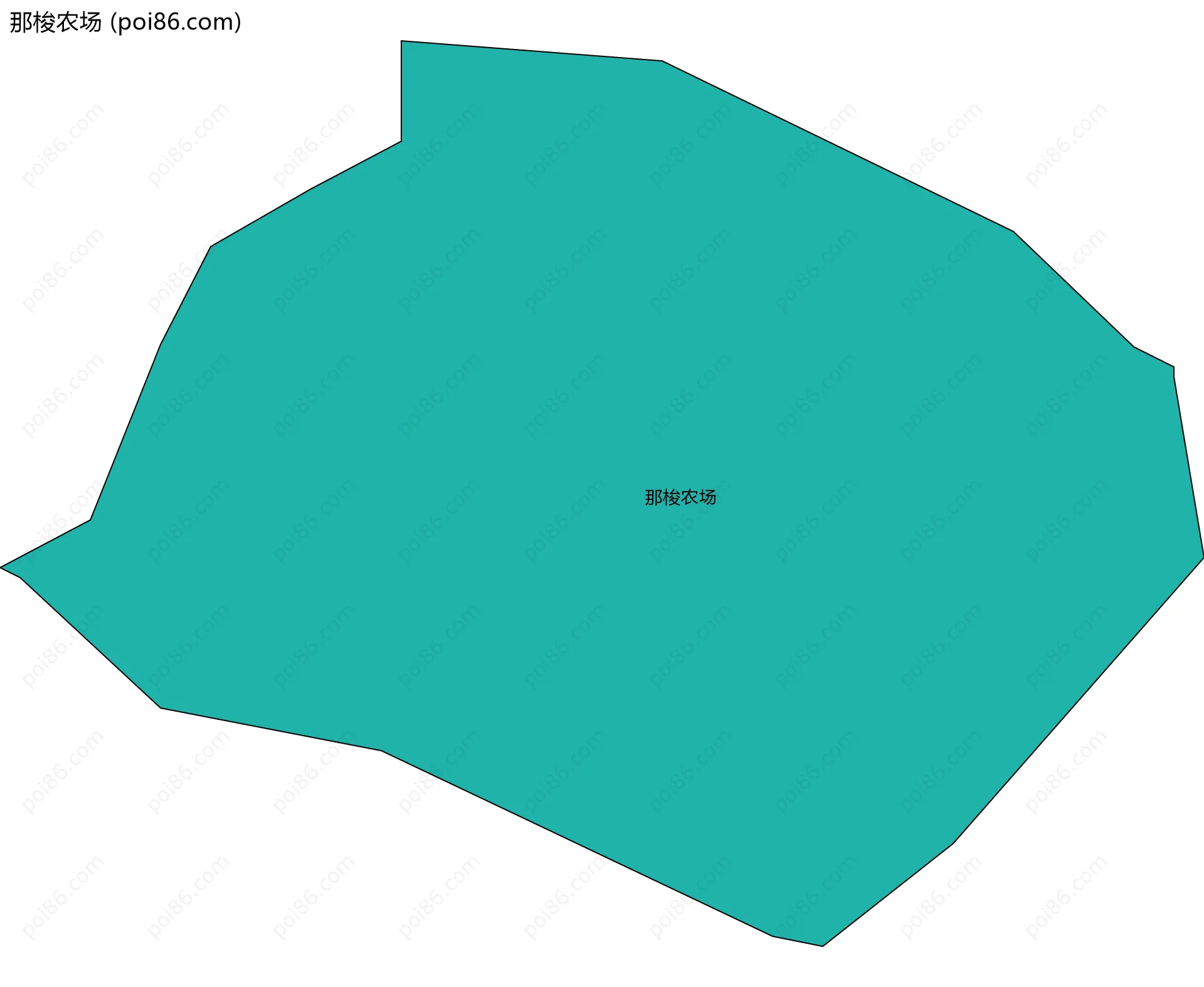 那梭农场边界地图