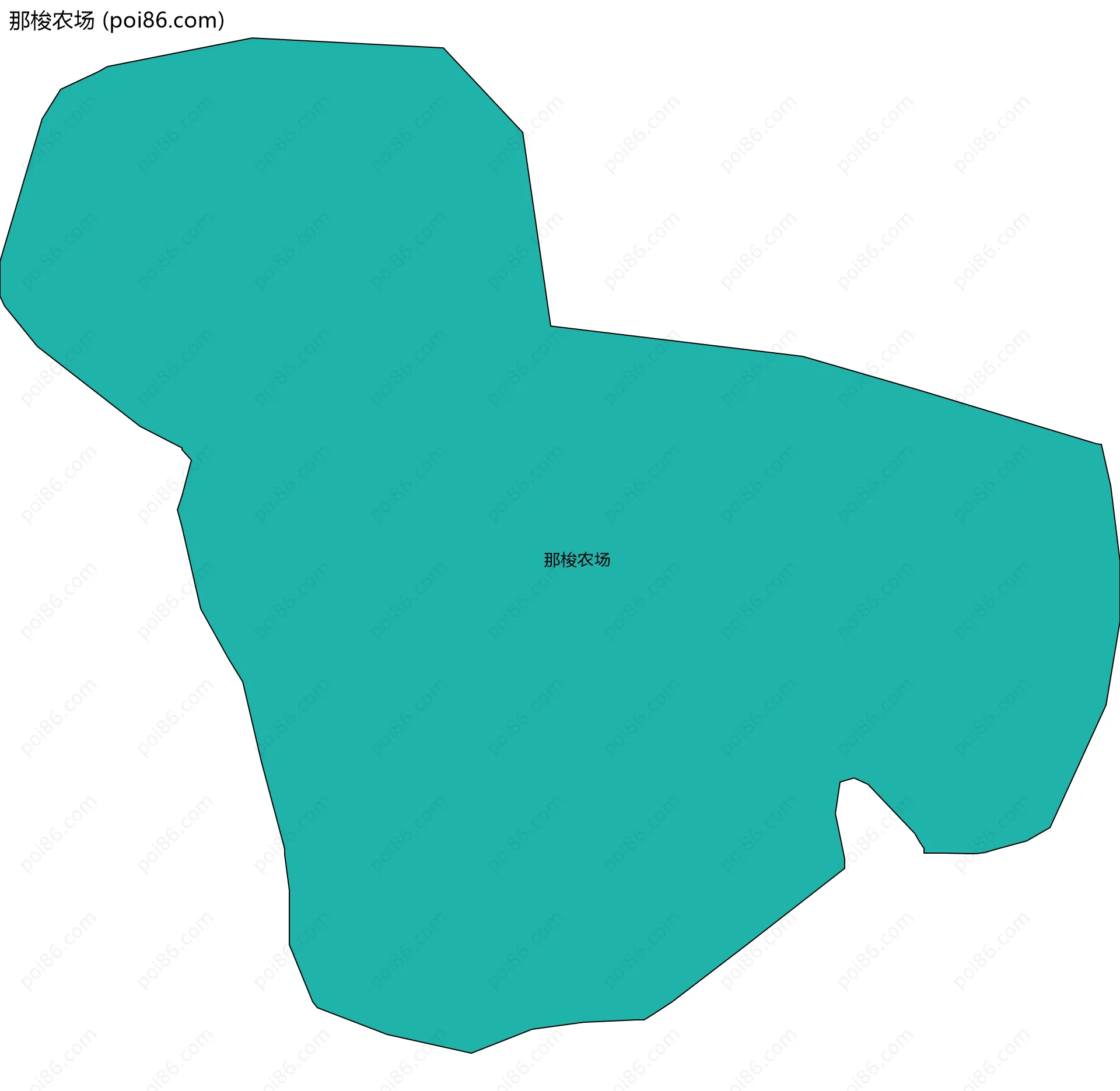 那梭农场边界地图