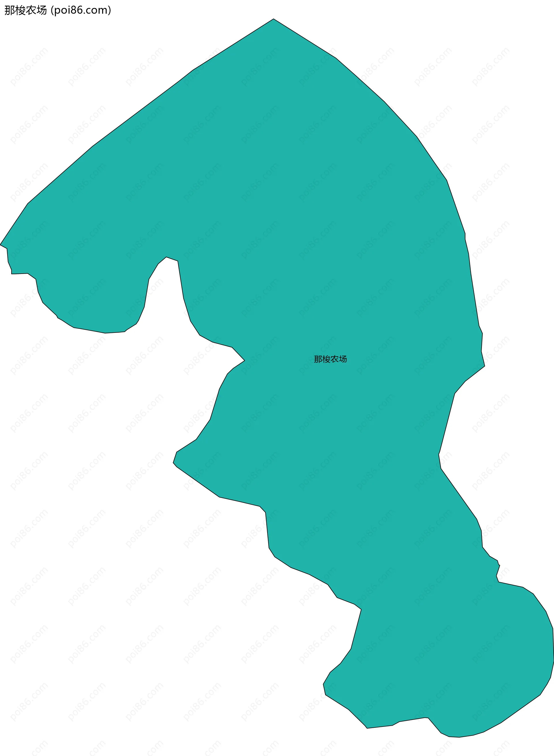 那梭农场边界地图