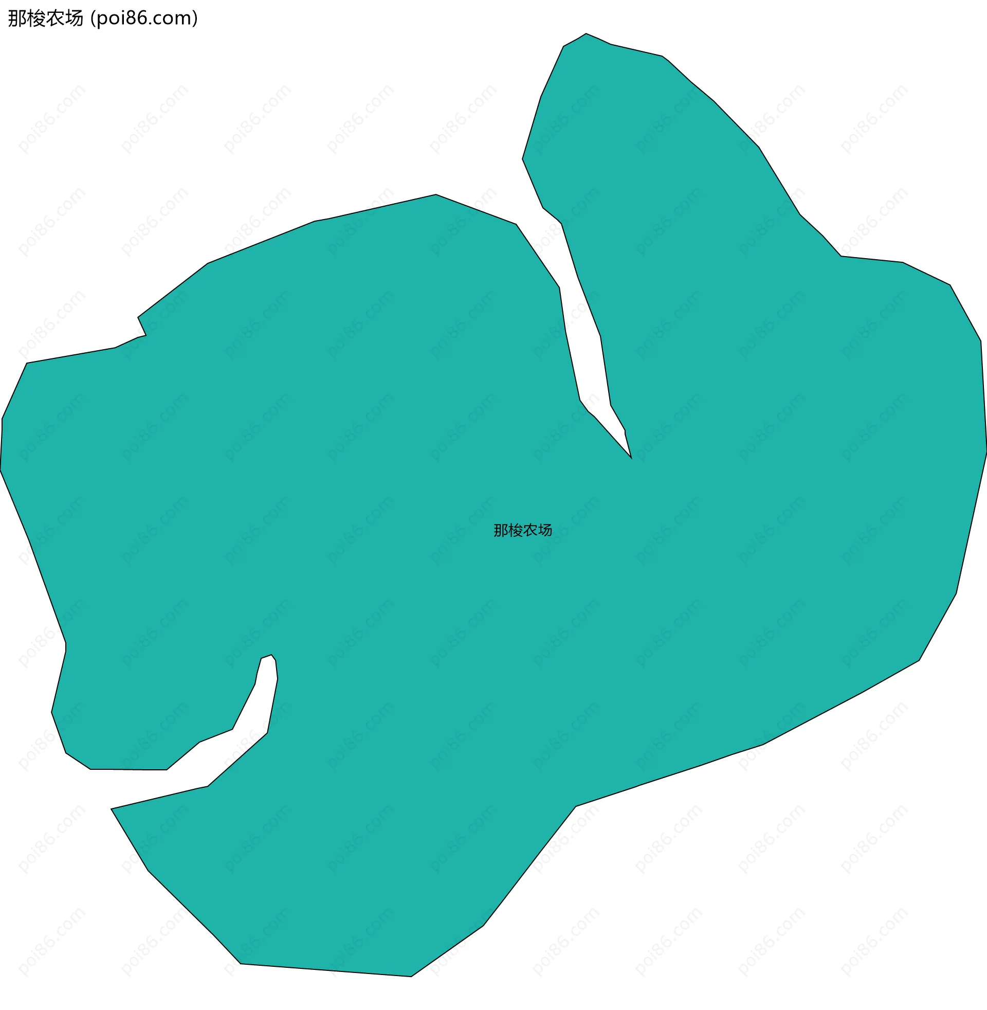 那梭农场边界地图