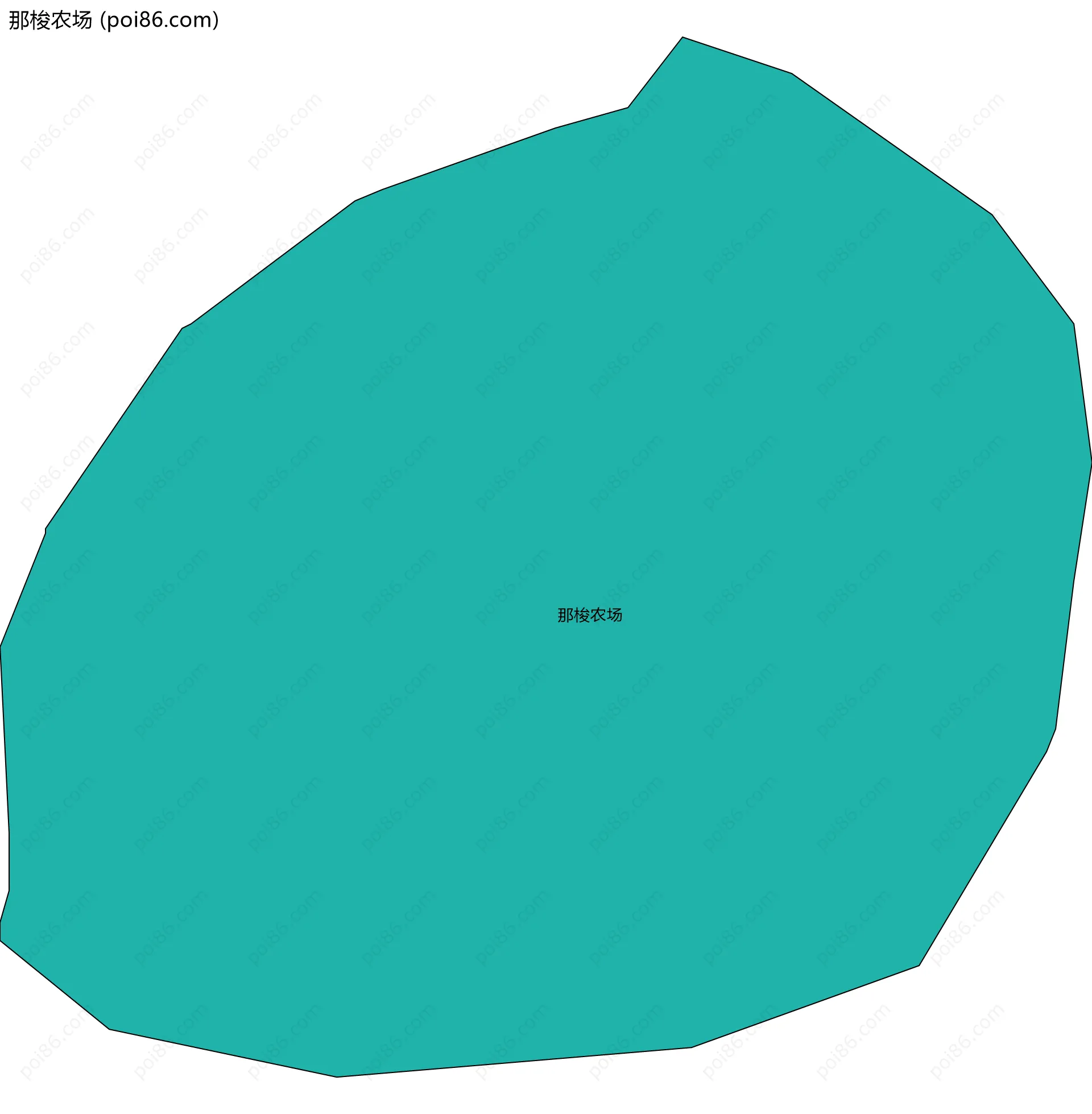 那梭农场边界地图
