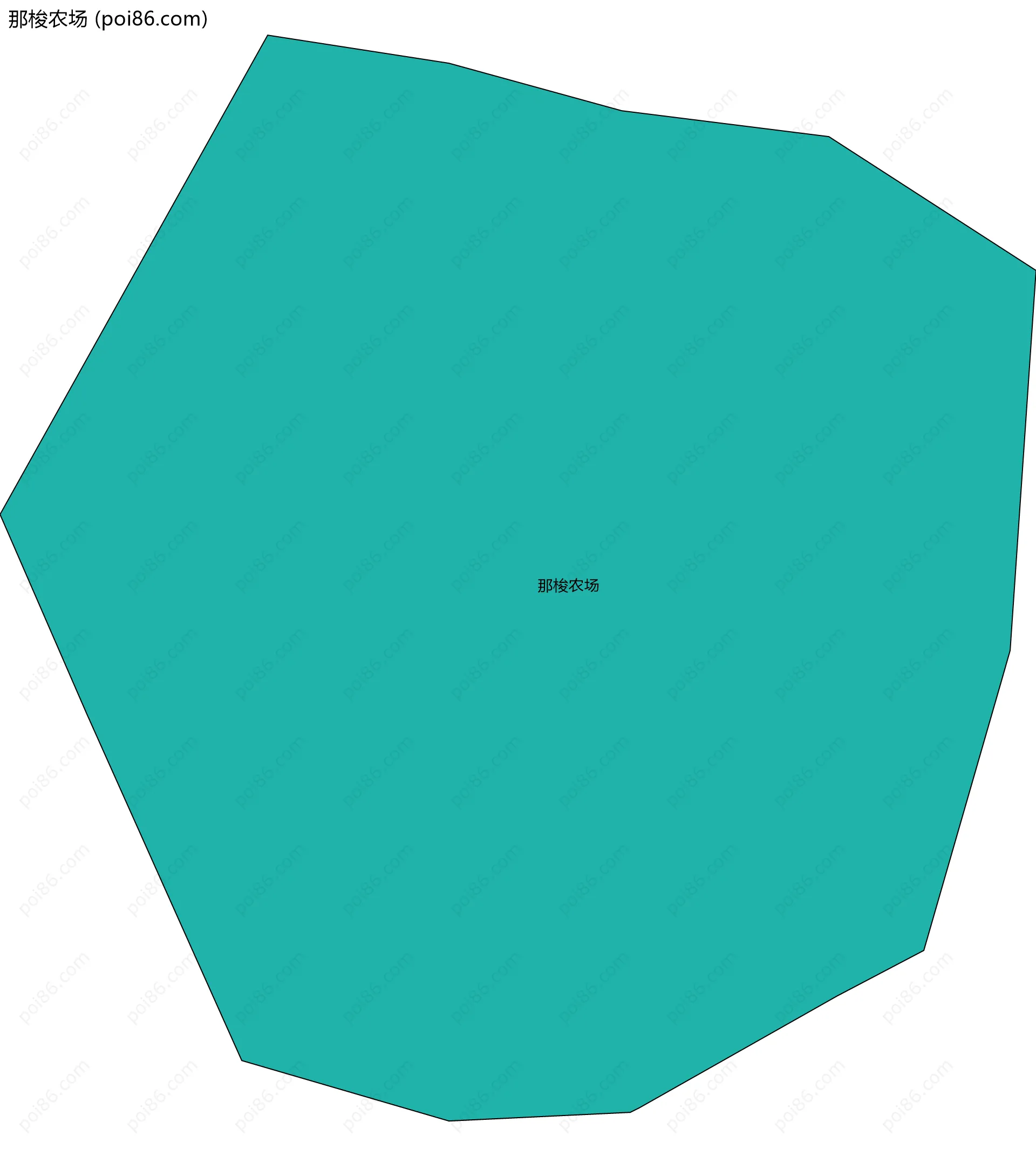 那梭农场边界地图