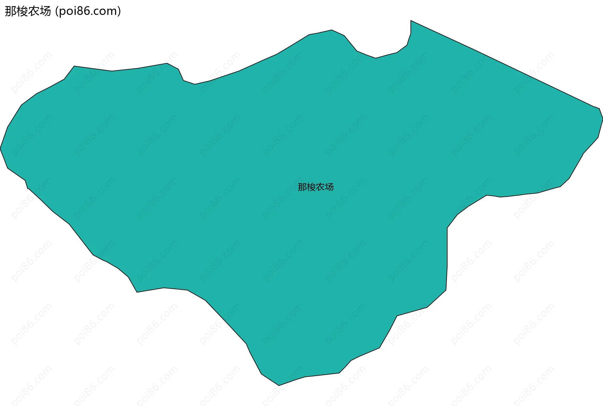 那梭农场边界地图