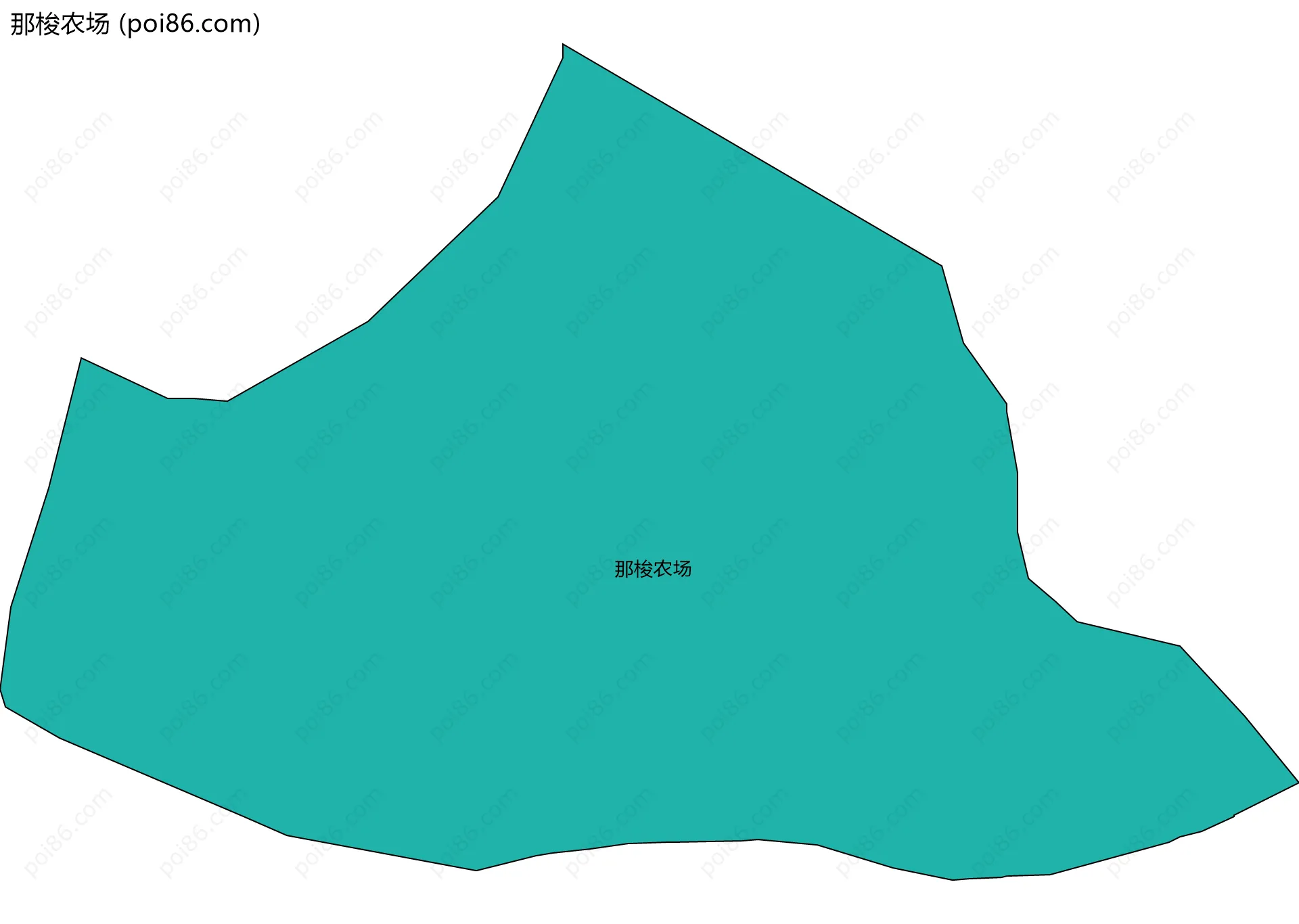那梭农场边界地图