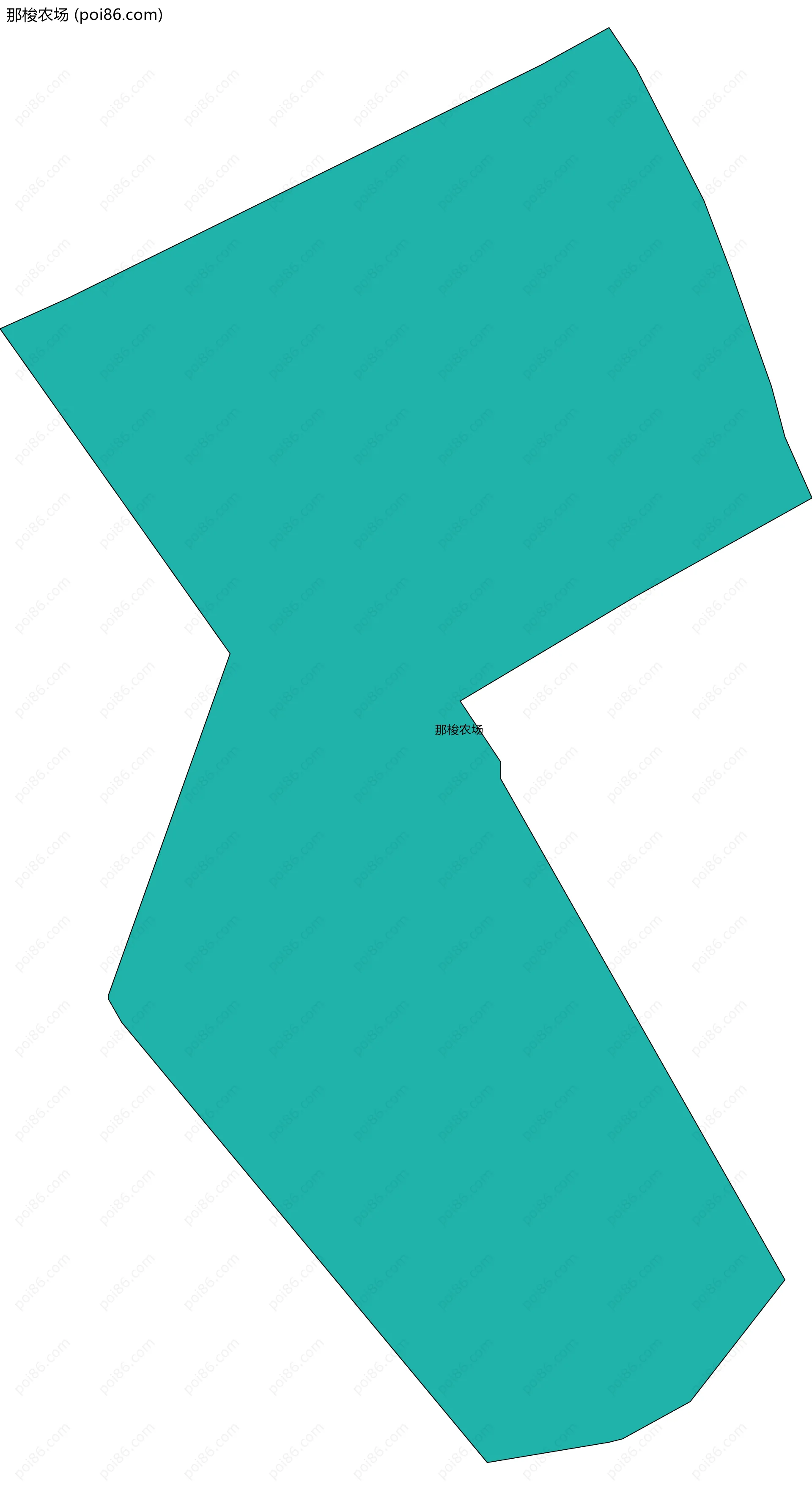 那梭农场边界地图