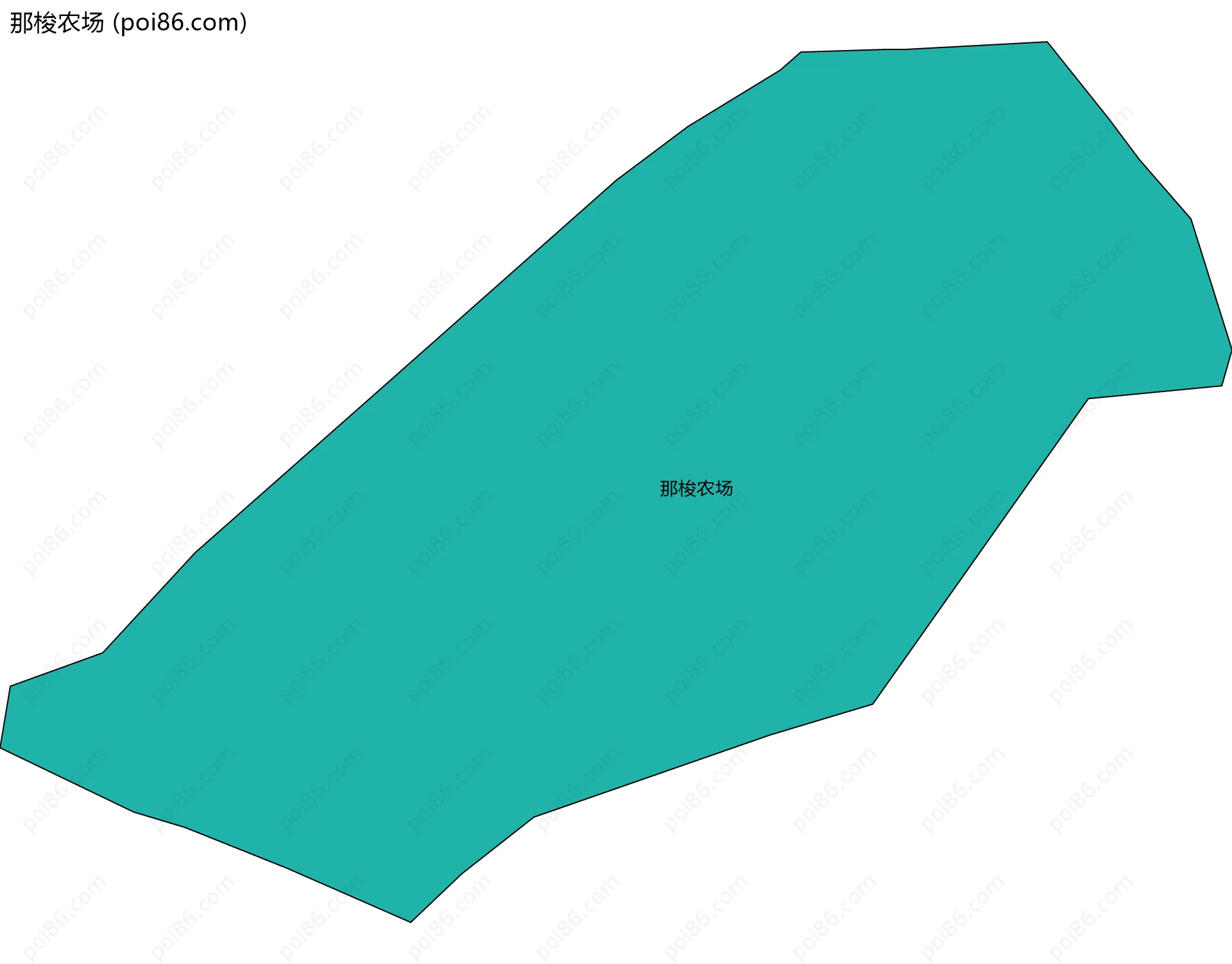 那梭农场边界地图