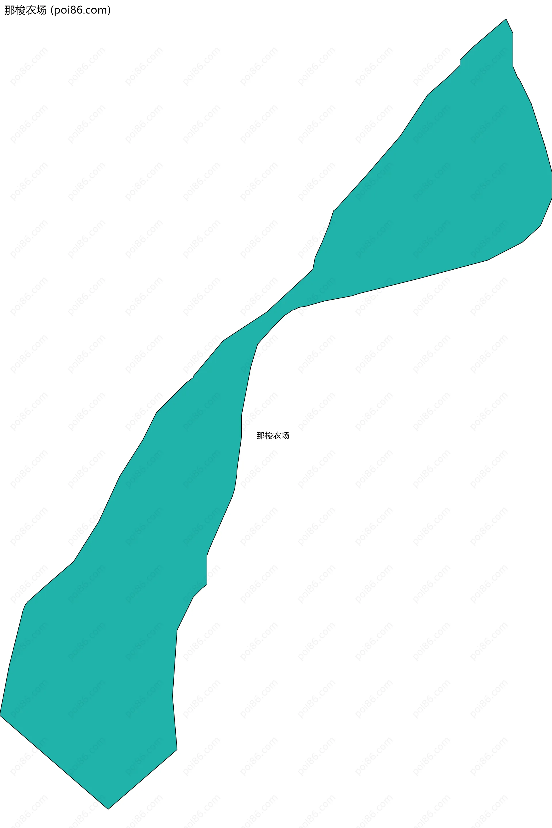 那梭农场边界地图