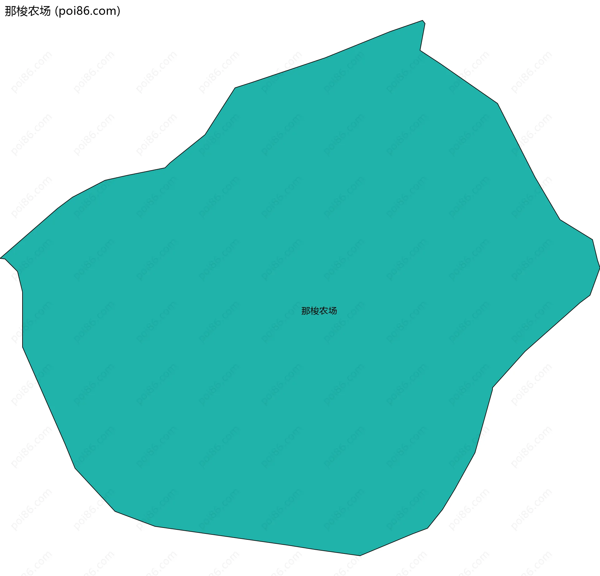 那梭农场边界地图