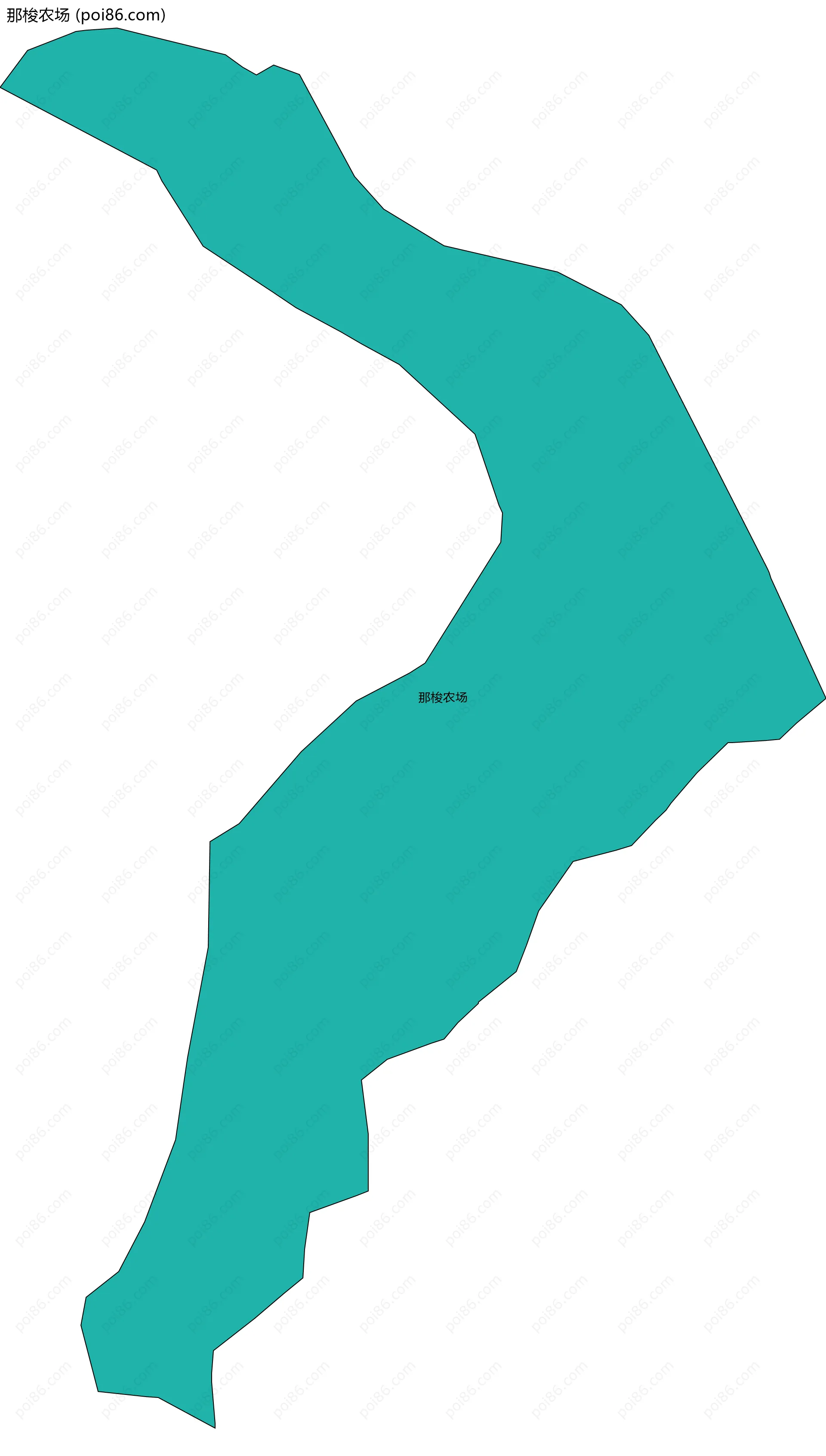 那梭农场边界地图