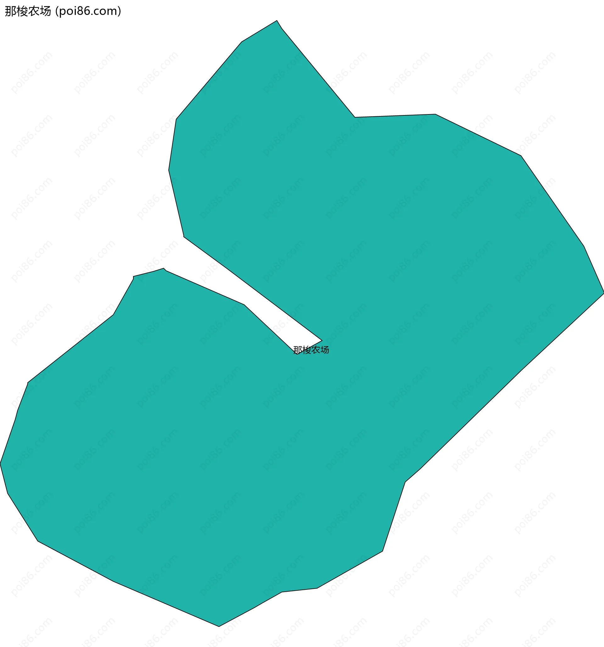 那梭农场边界地图