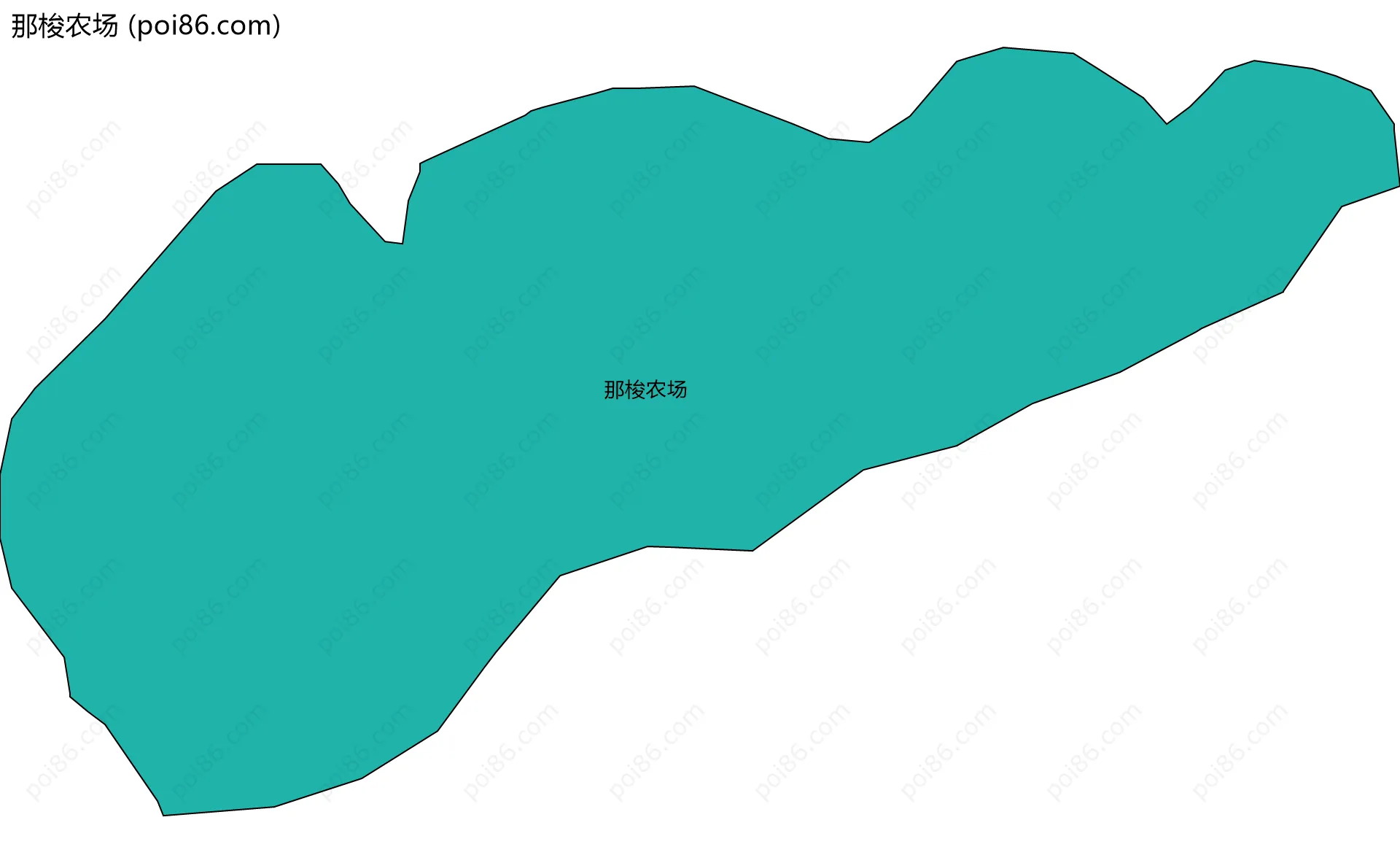 那梭农场边界地图