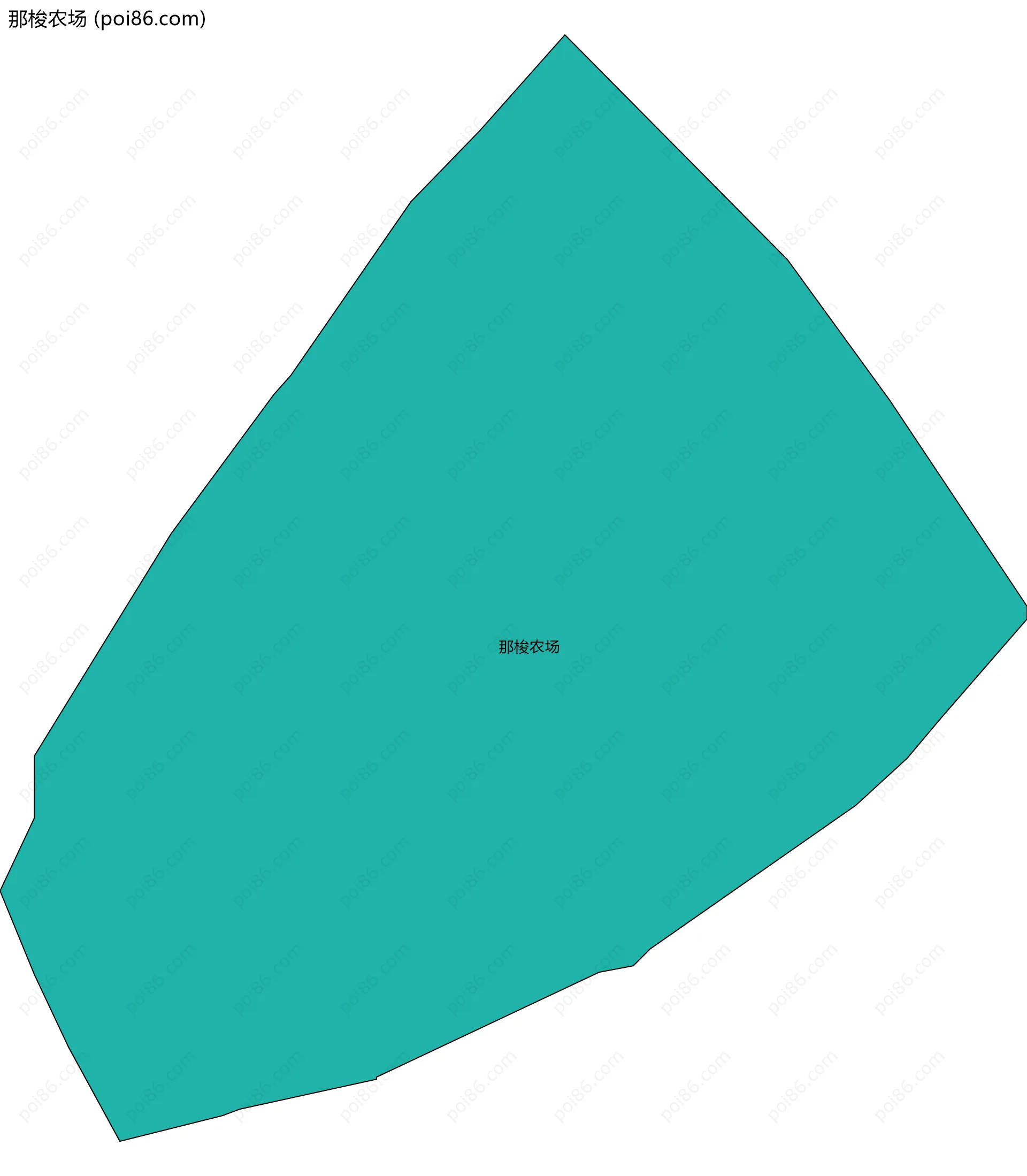 那梭农场边界地图