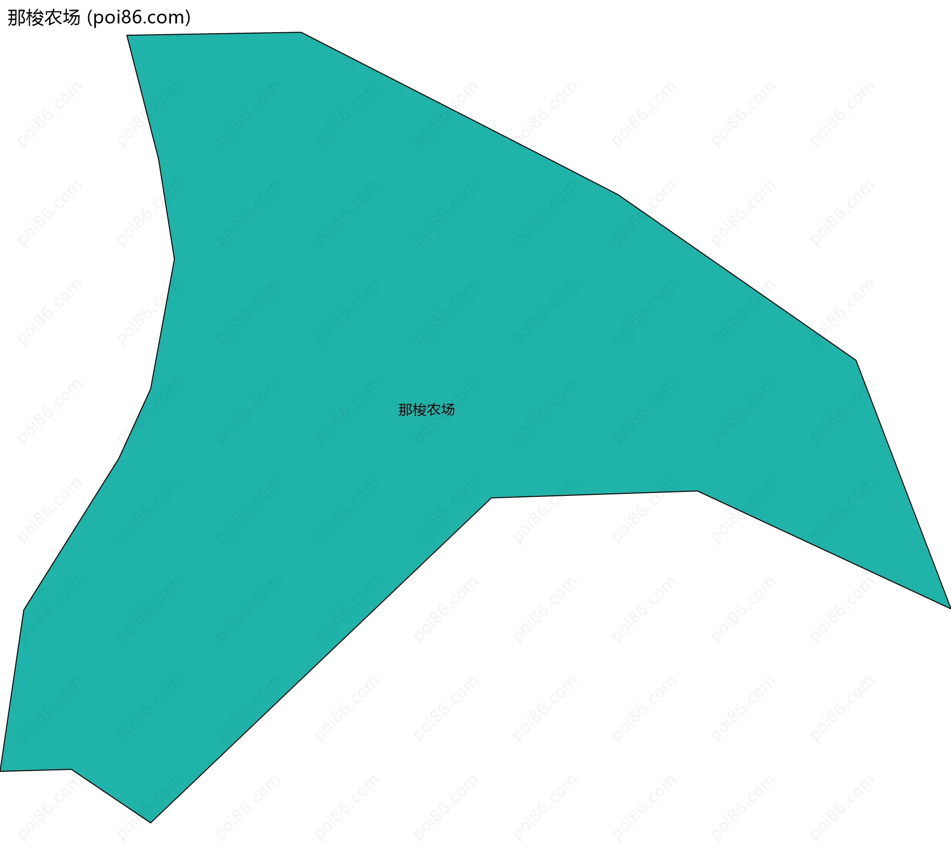 那梭农场边界地图