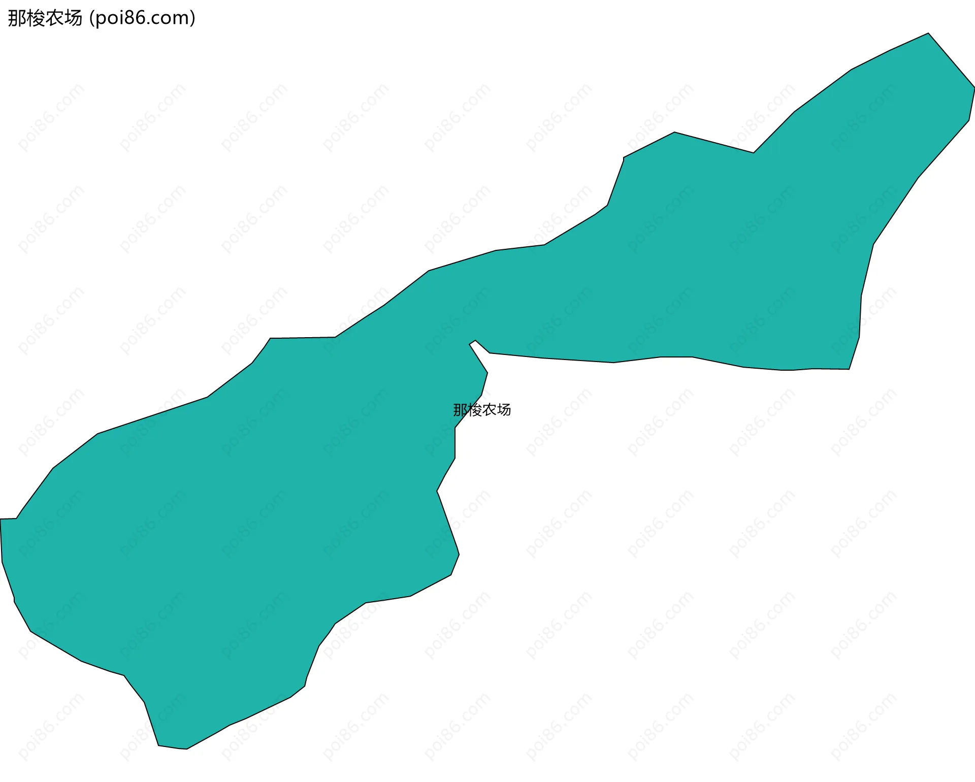 那梭农场边界地图