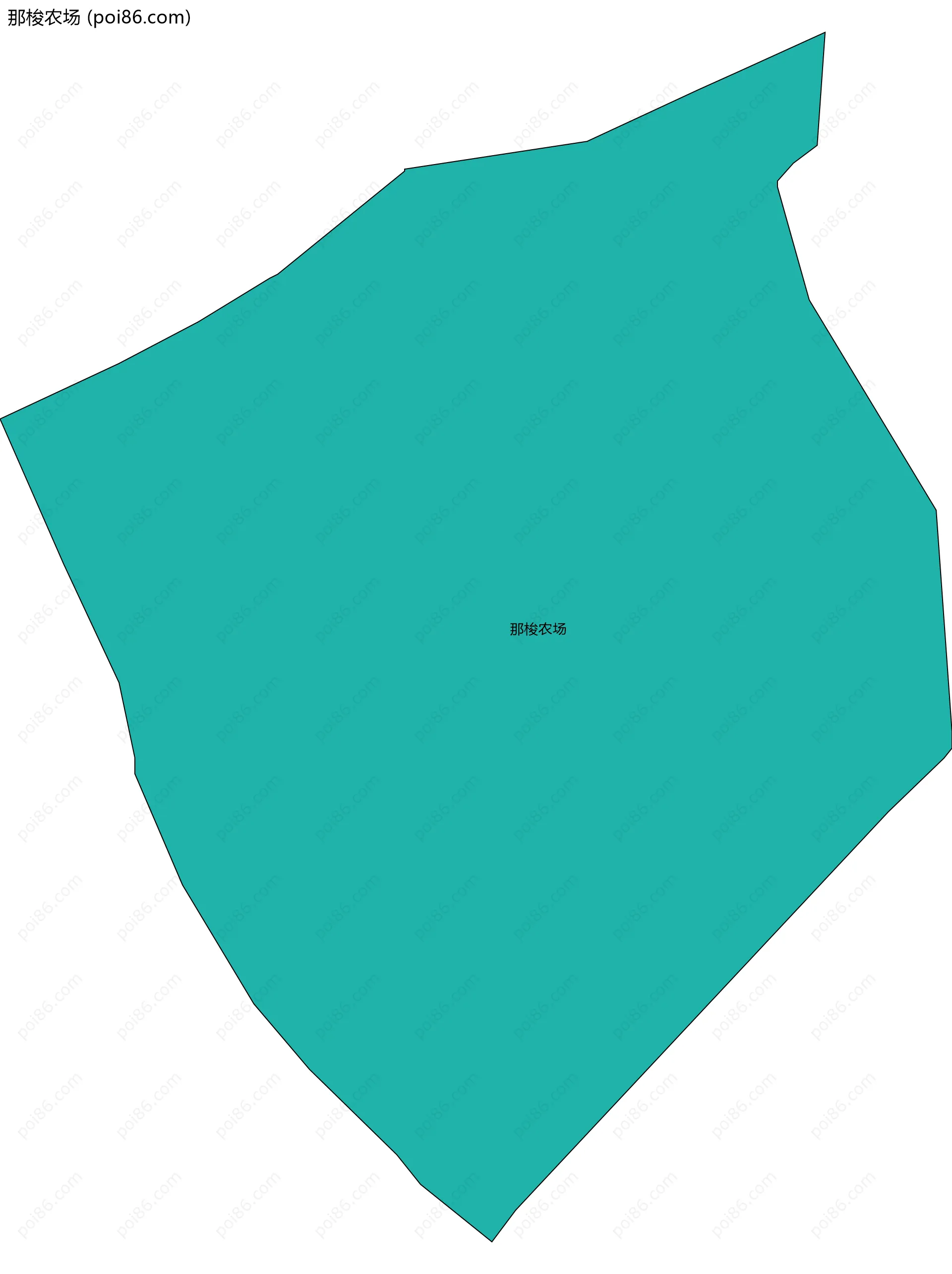 那梭农场边界地图