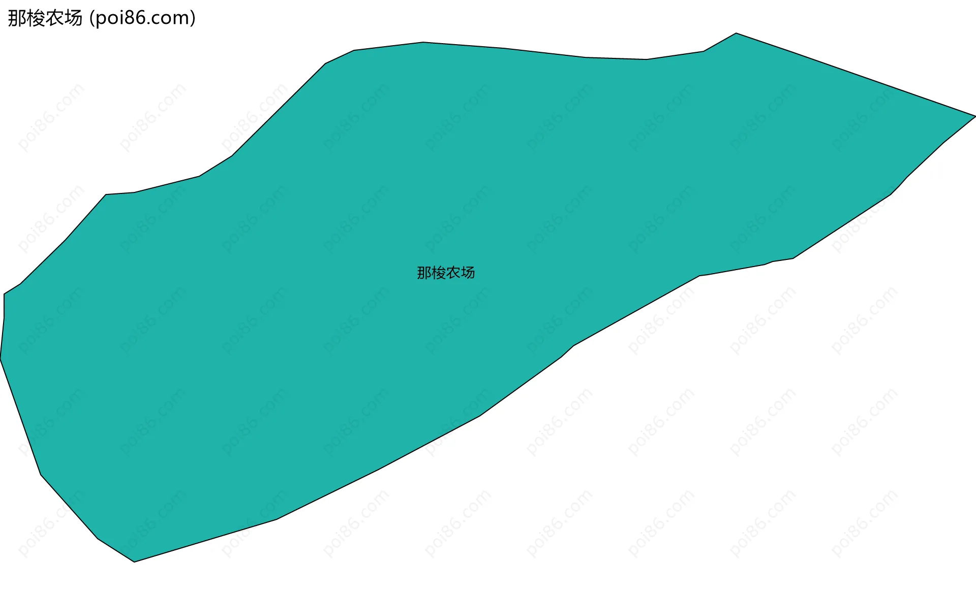 那梭农场边界地图