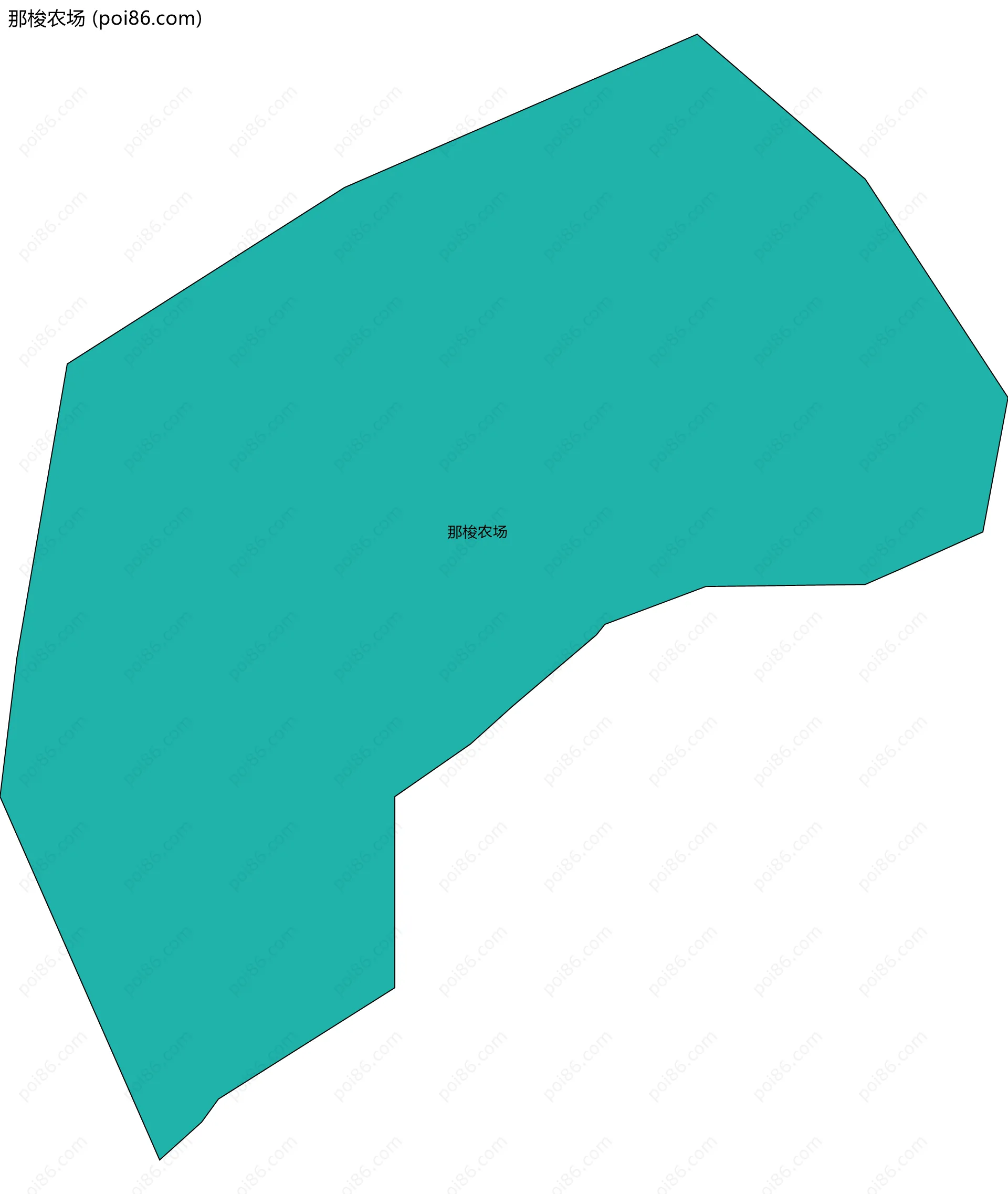 那梭农场边界地图