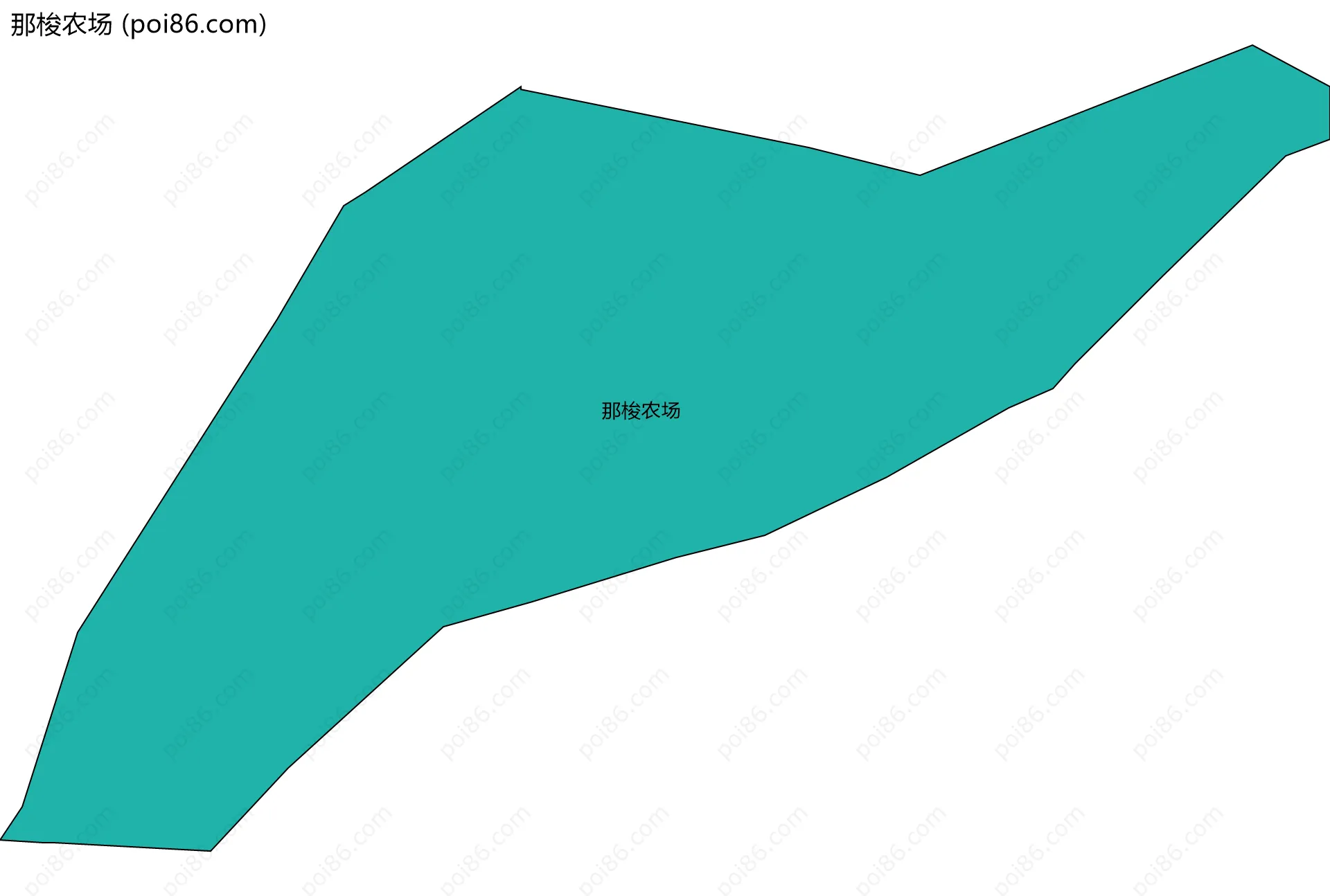 那梭农场边界地图