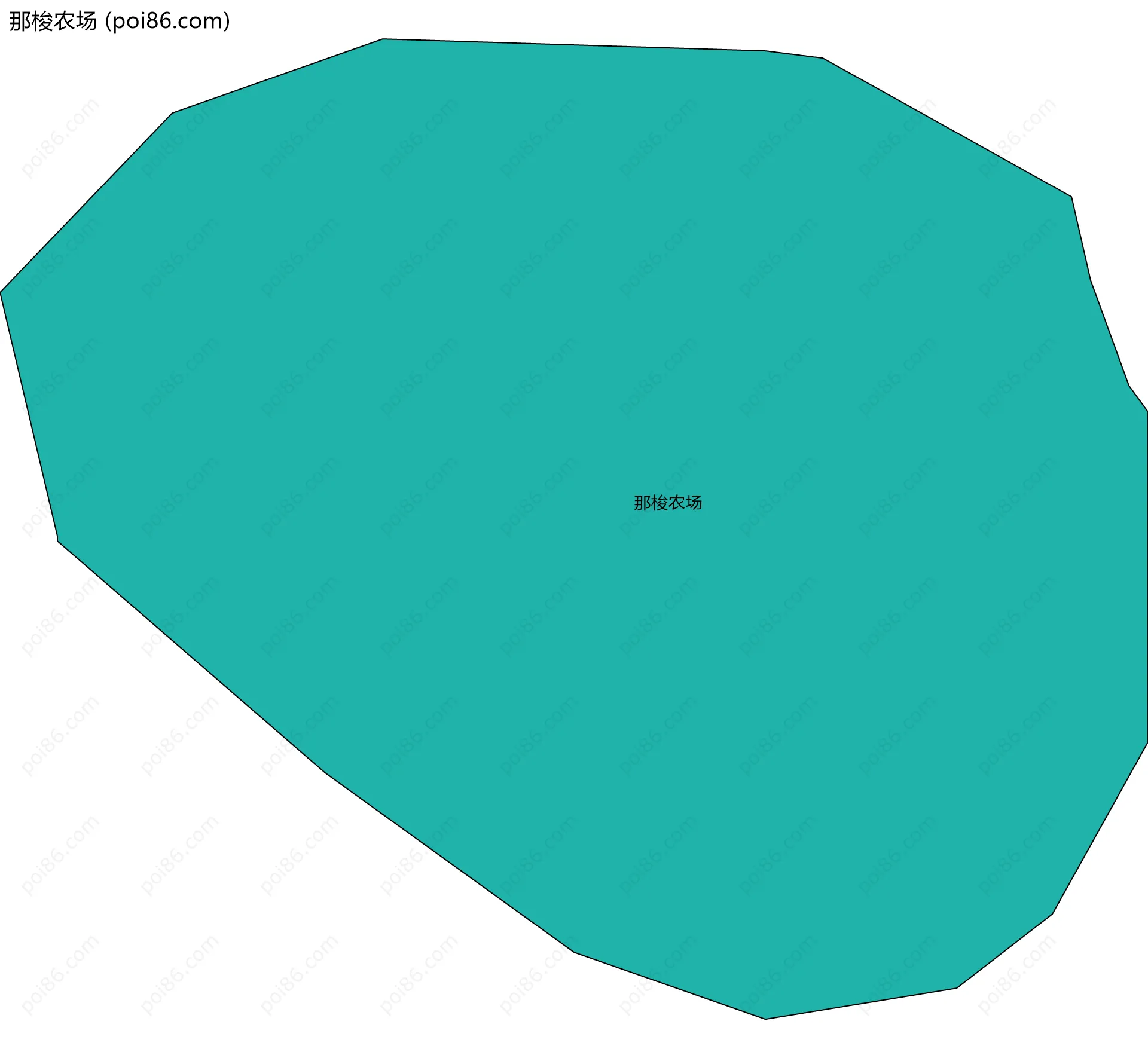 那梭农场边界地图