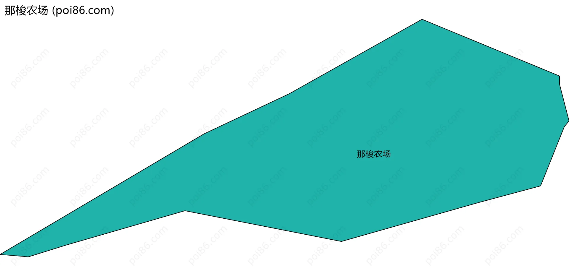 那梭农场边界地图