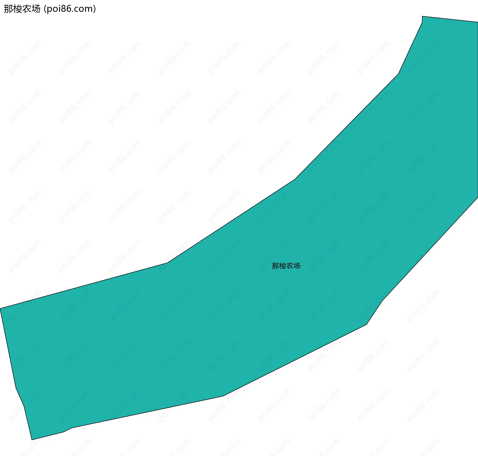 那梭农场边界地图