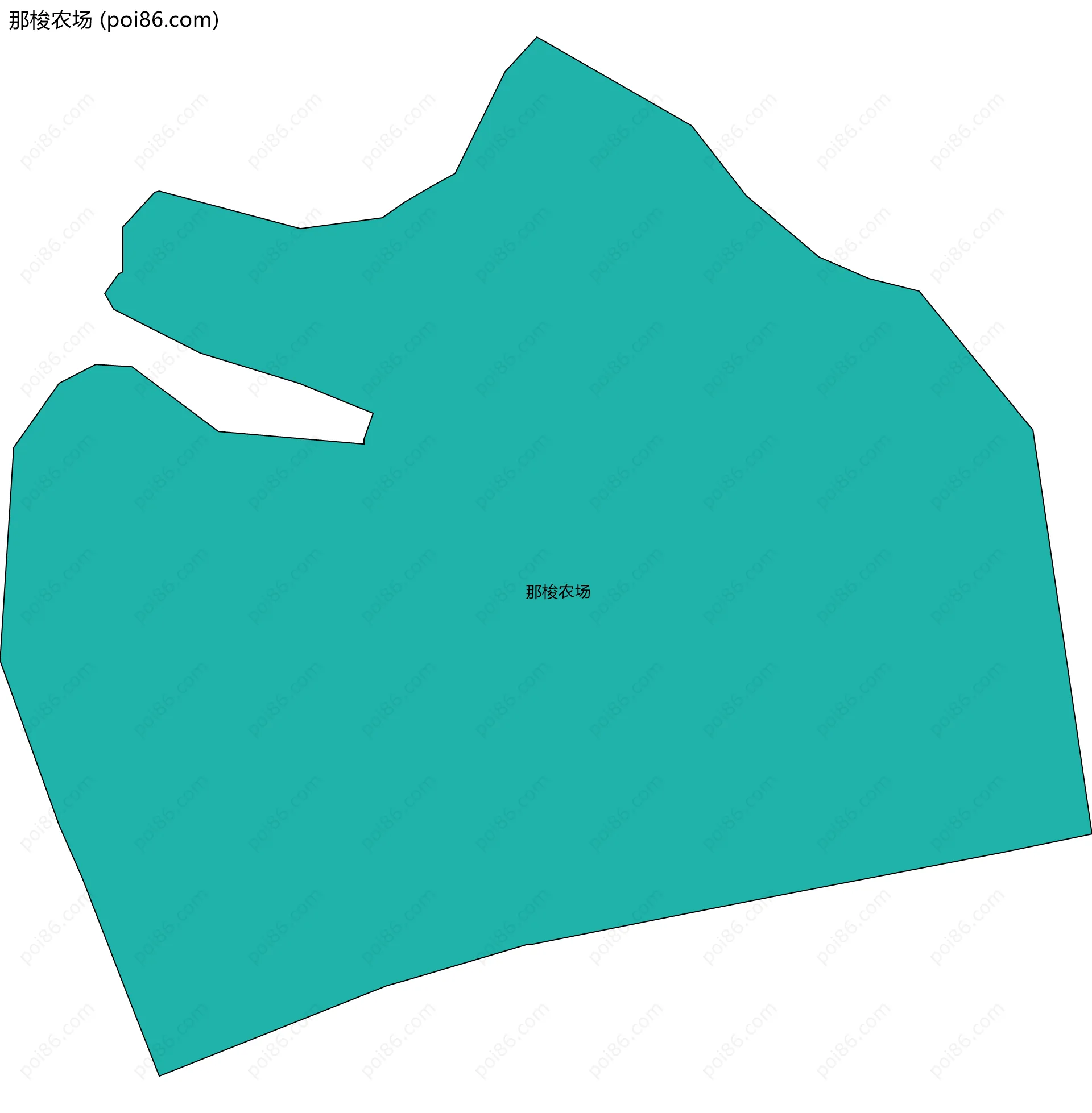 那梭农场边界地图