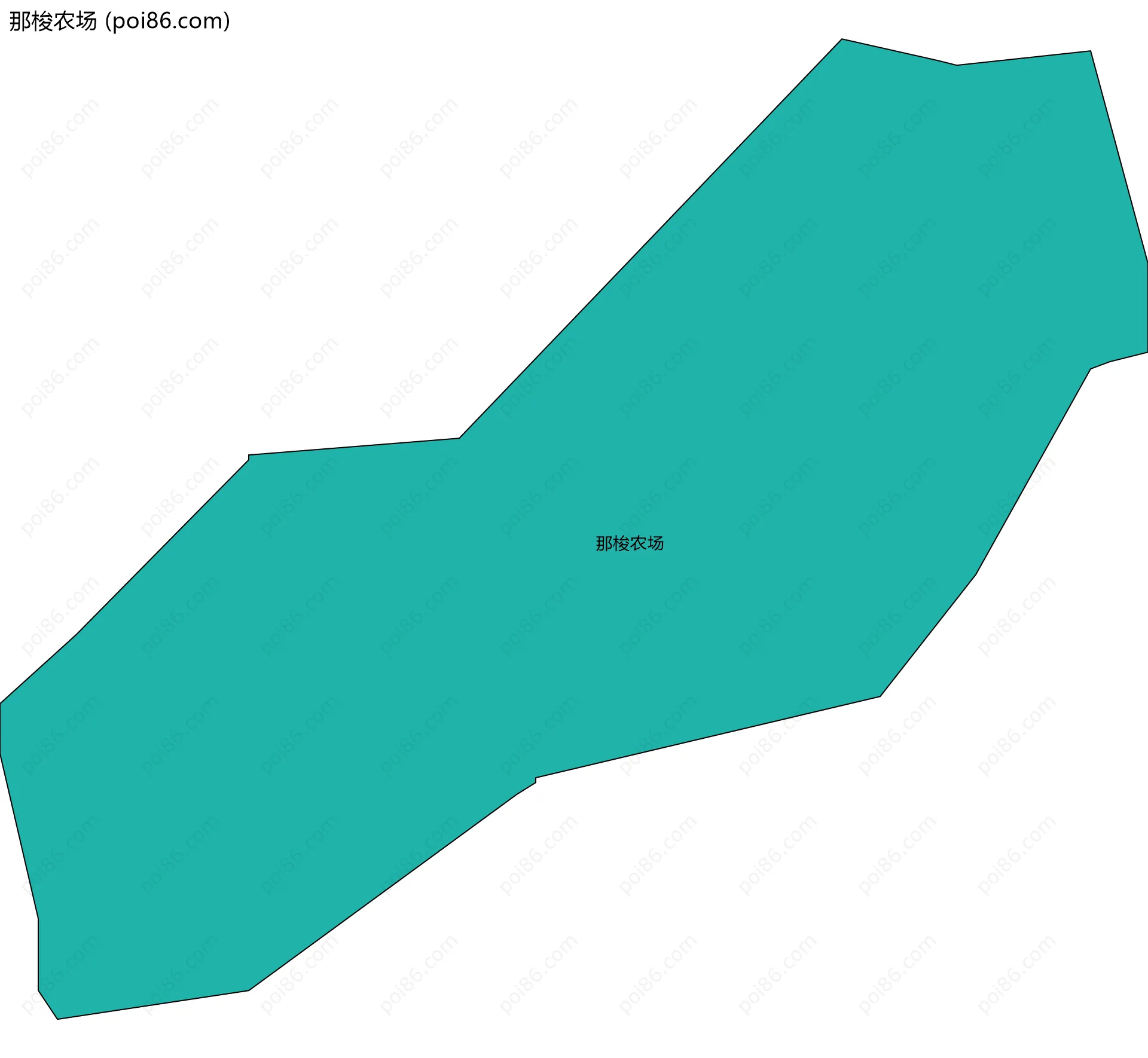 那梭农场边界地图