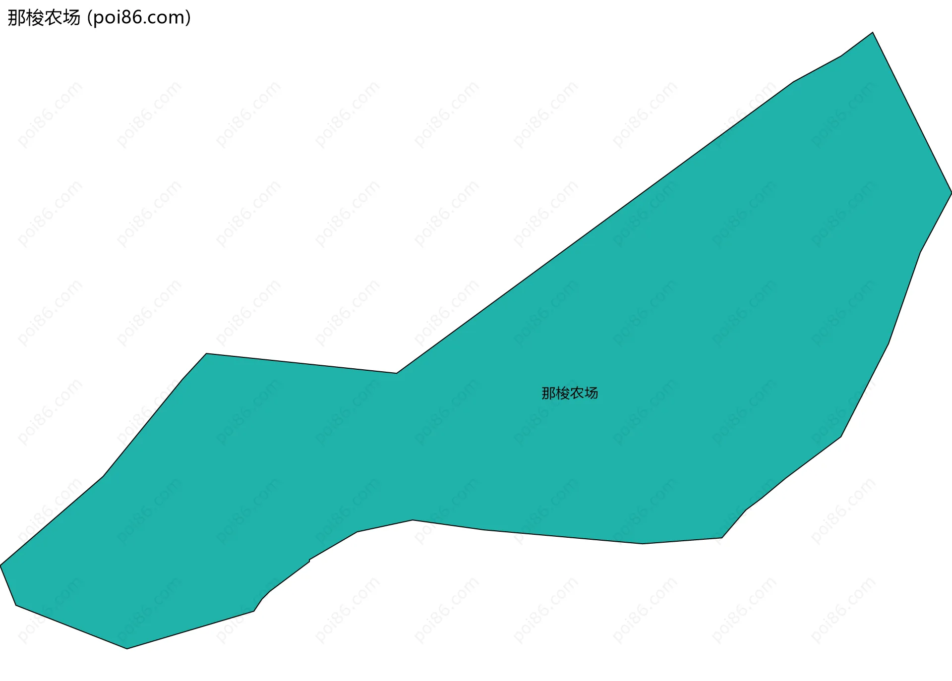 那梭农场边界地图