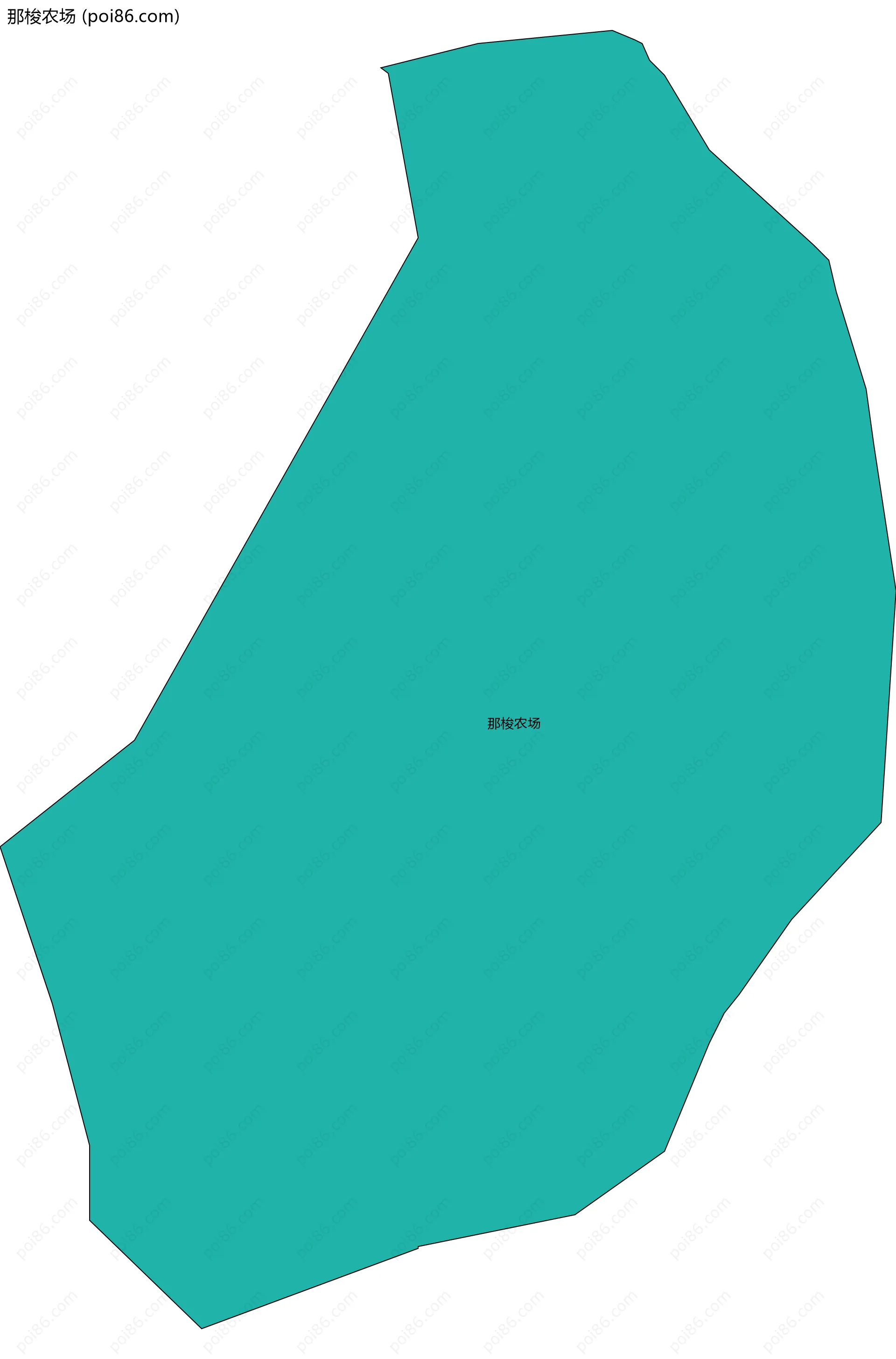 那梭农场边界地图