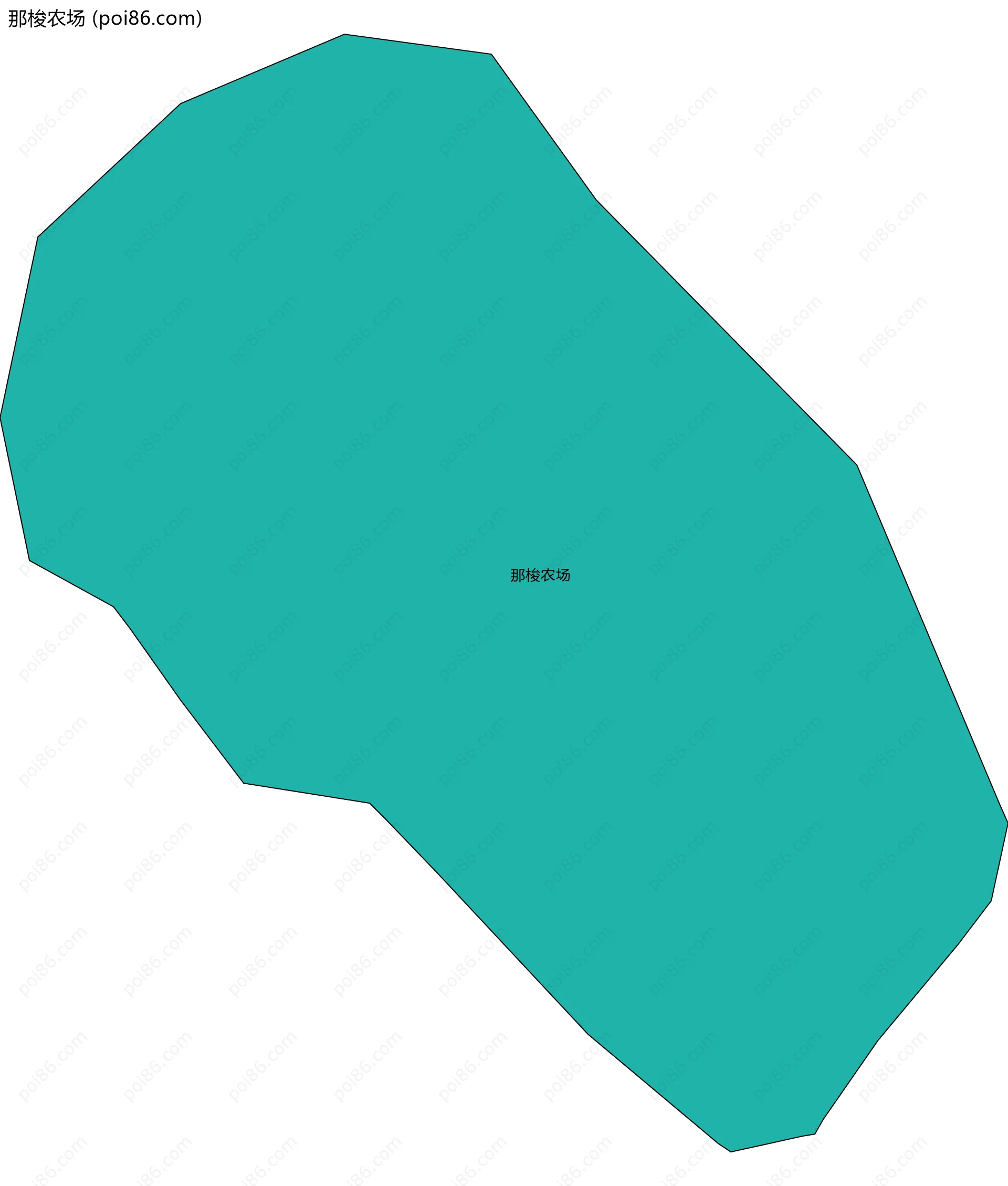 那梭农场边界地图