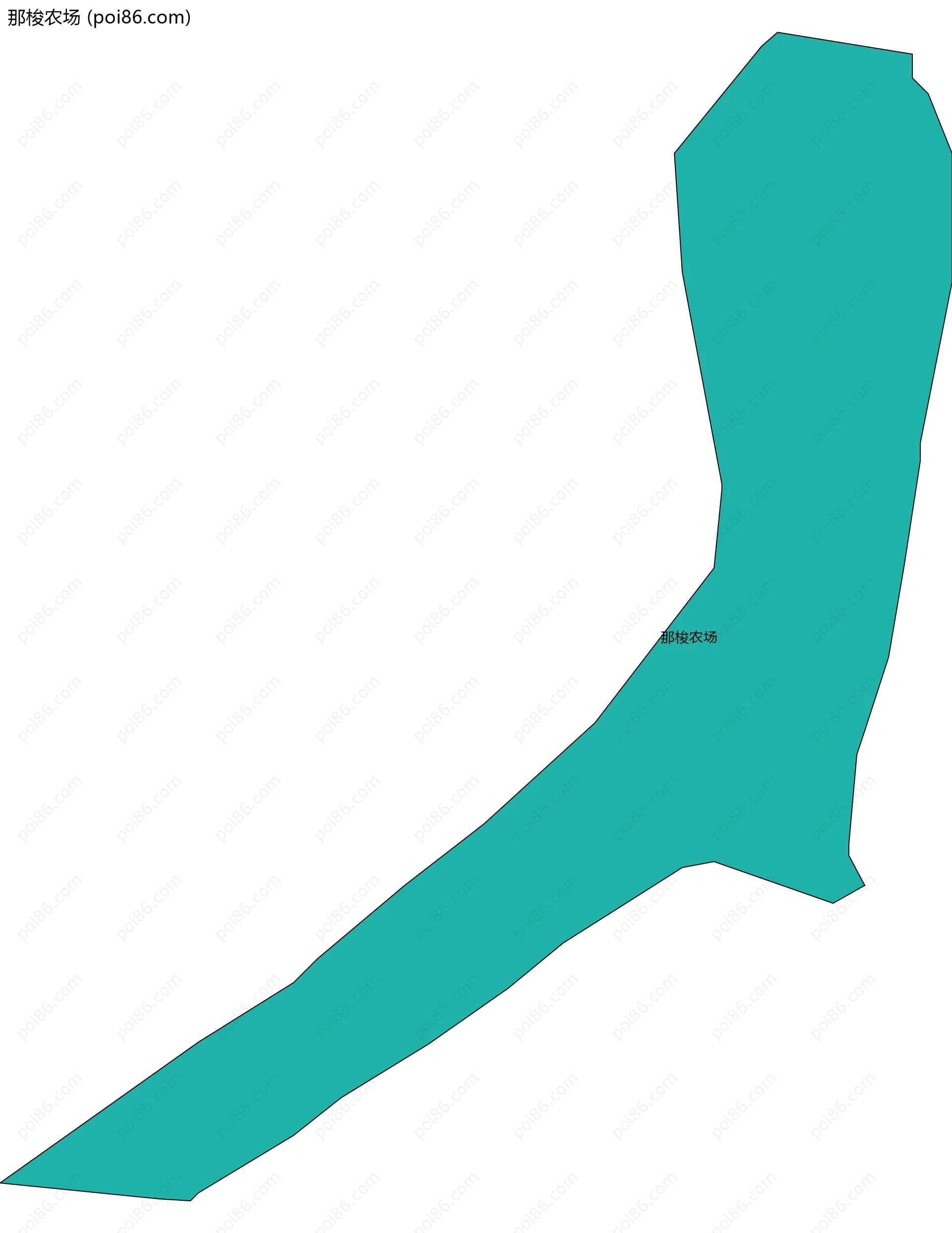 那梭农场边界地图