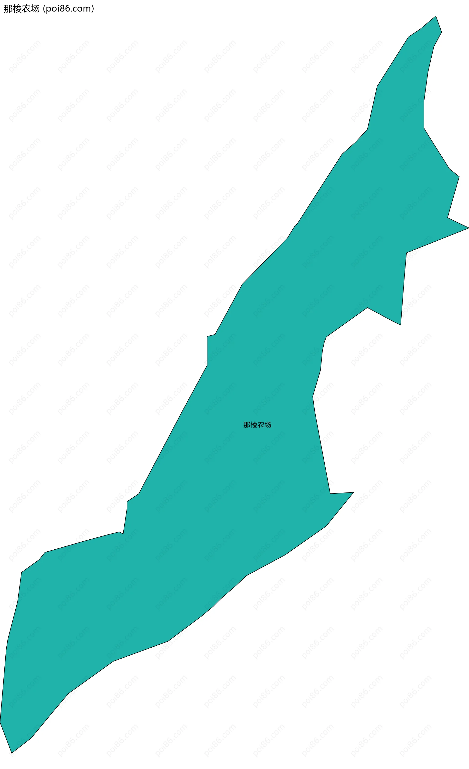 那梭农场边界地图