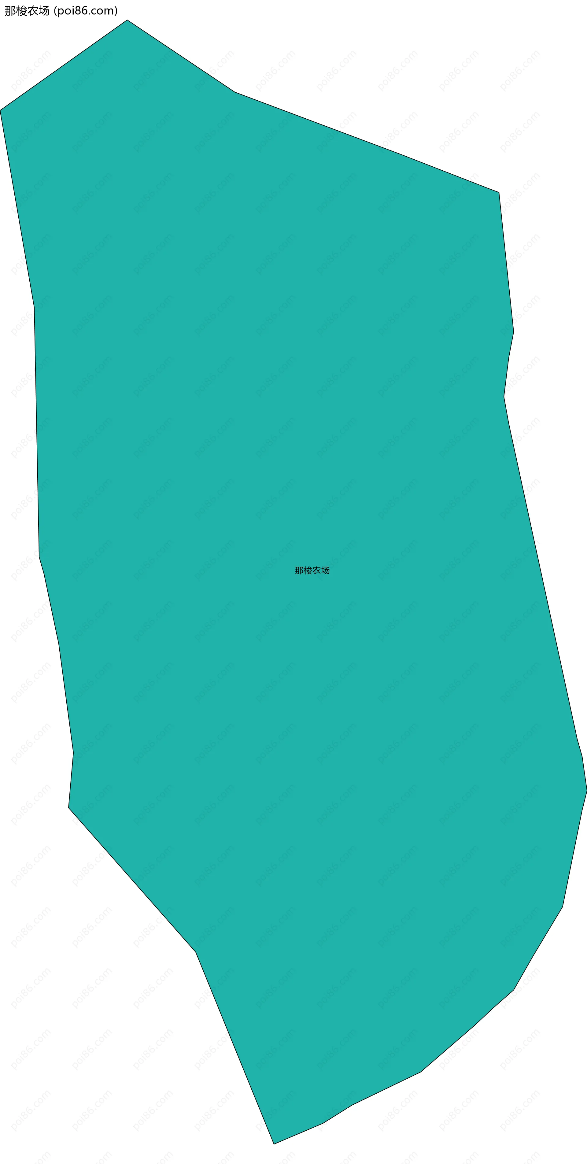 那梭农场边界地图