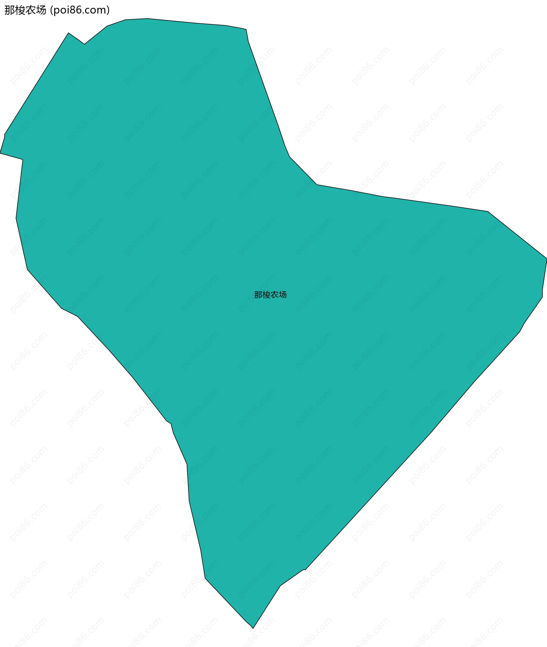 那梭农场边界地图