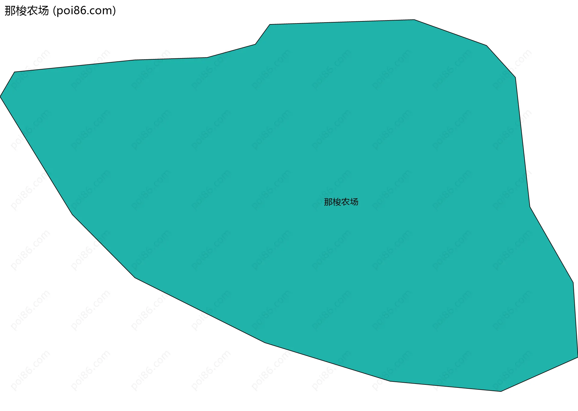 那梭农场边界地图