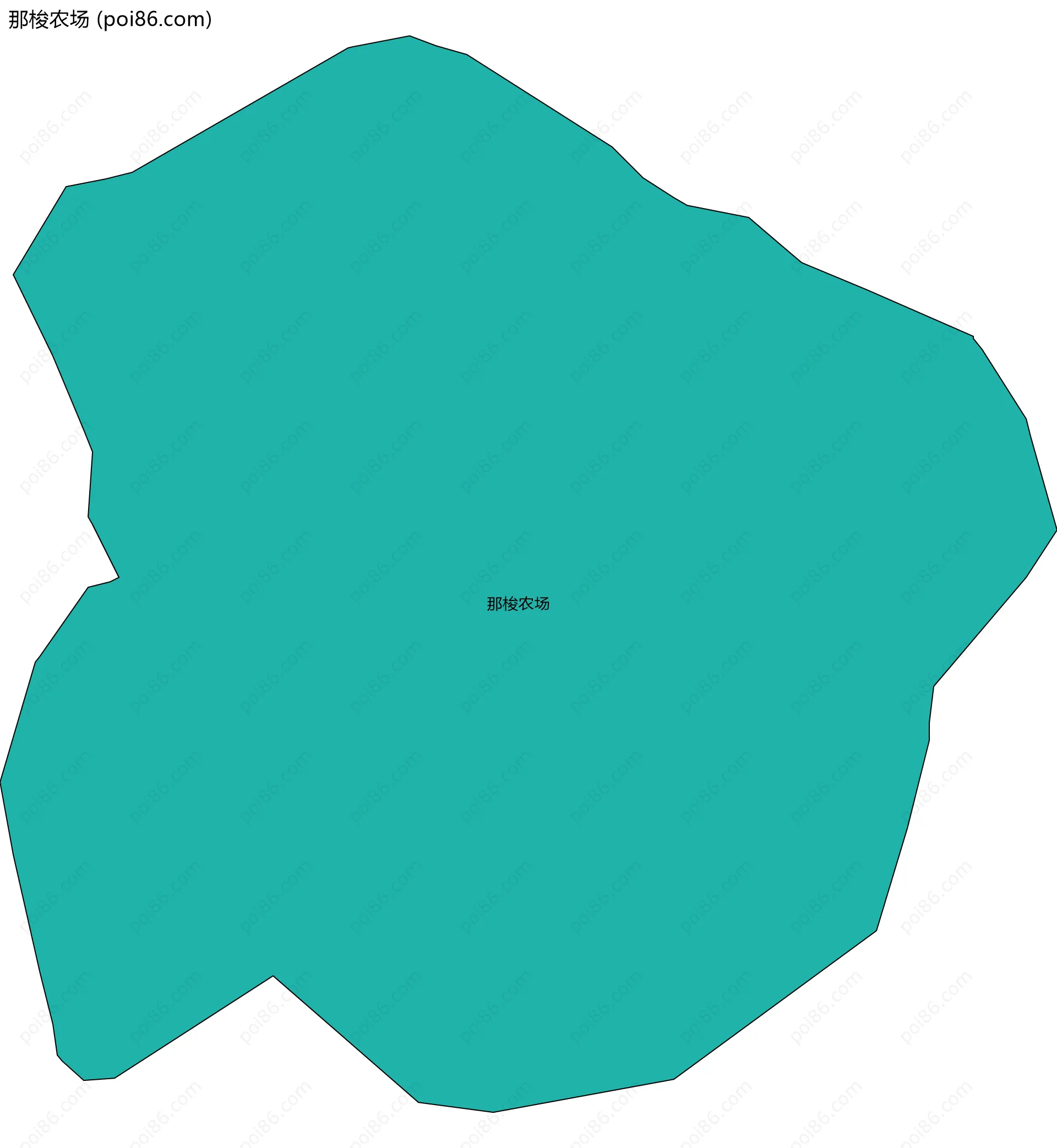 那梭农场边界地图