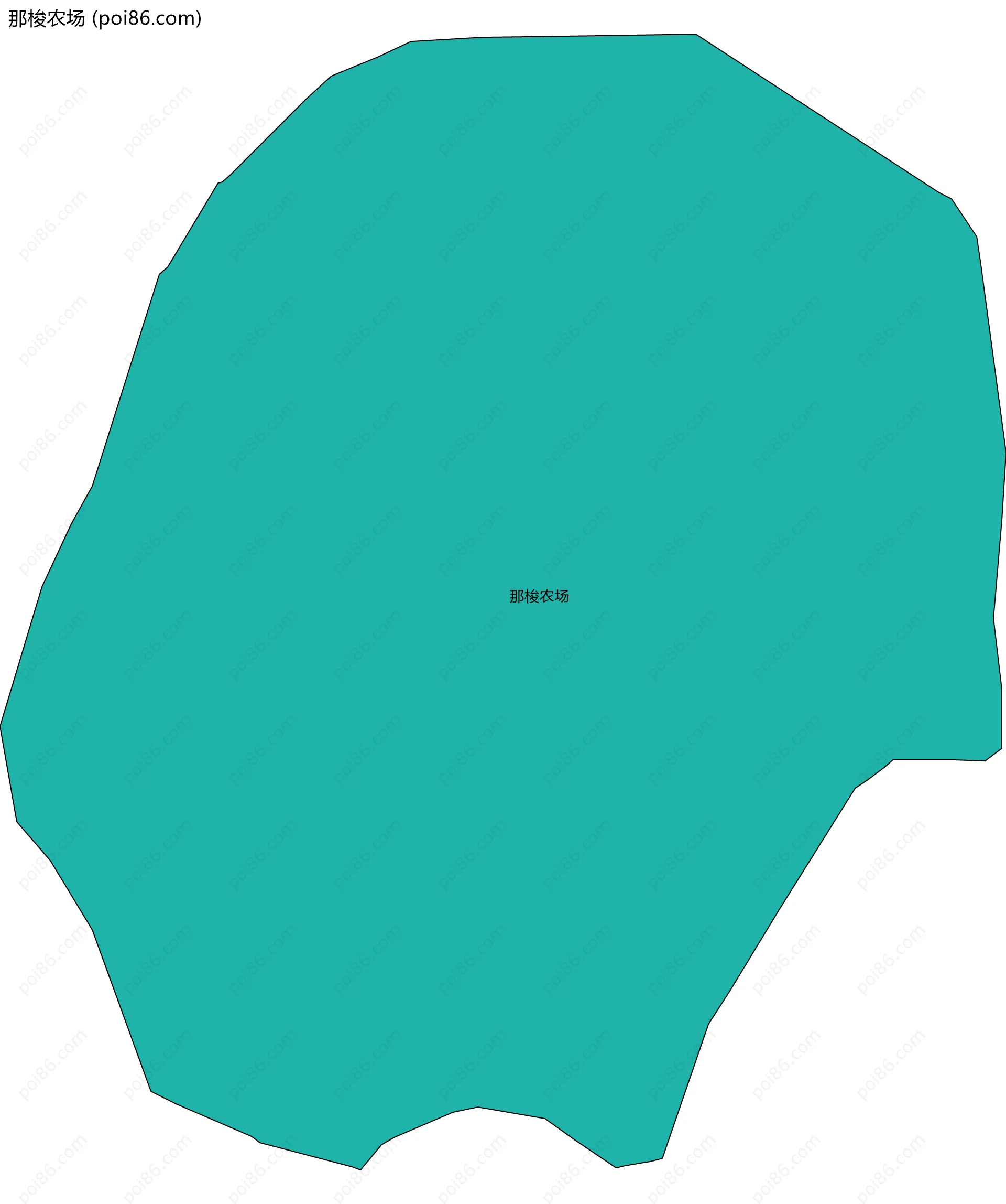 那梭农场边界地图