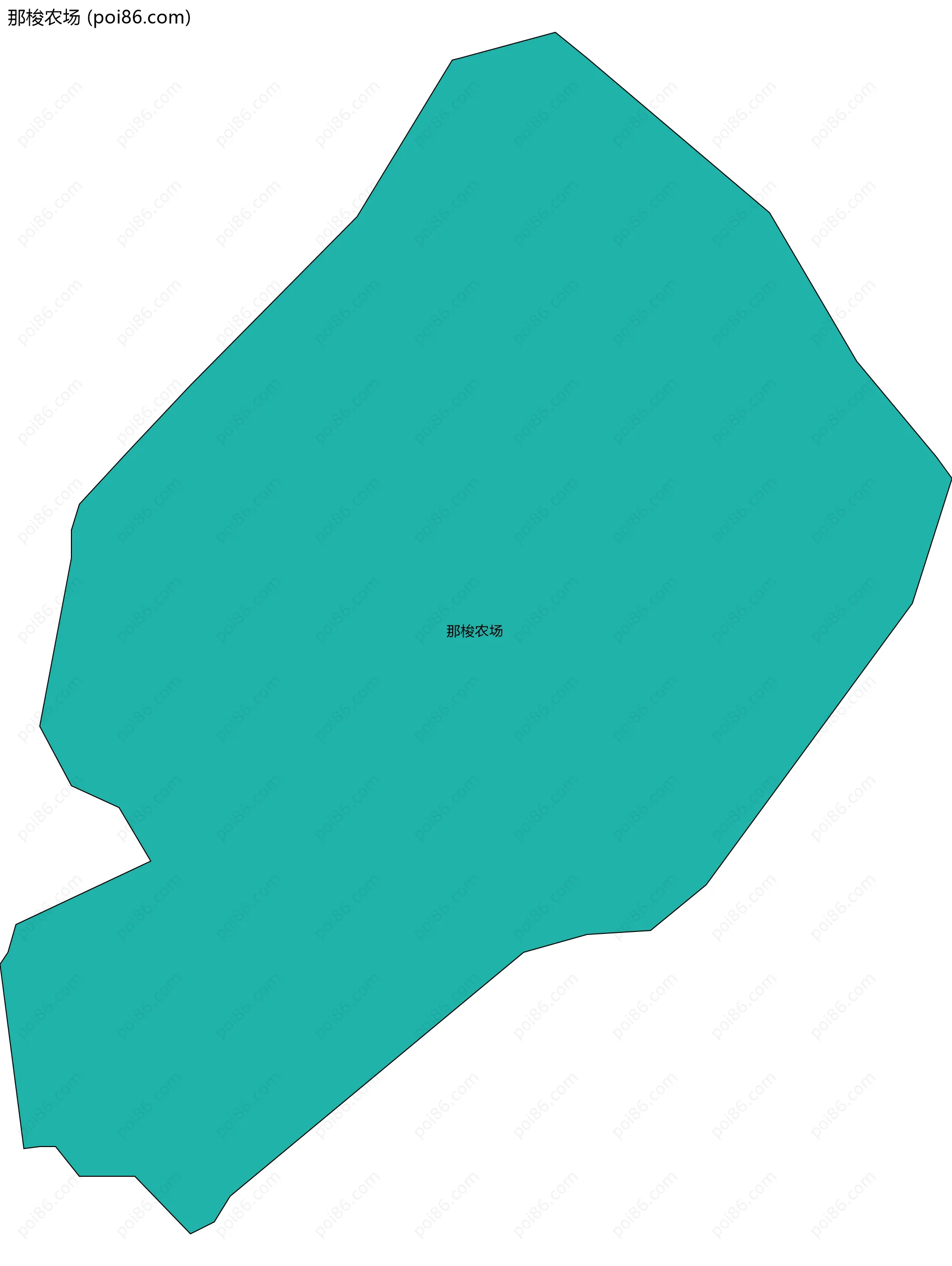 那梭农场边界地图