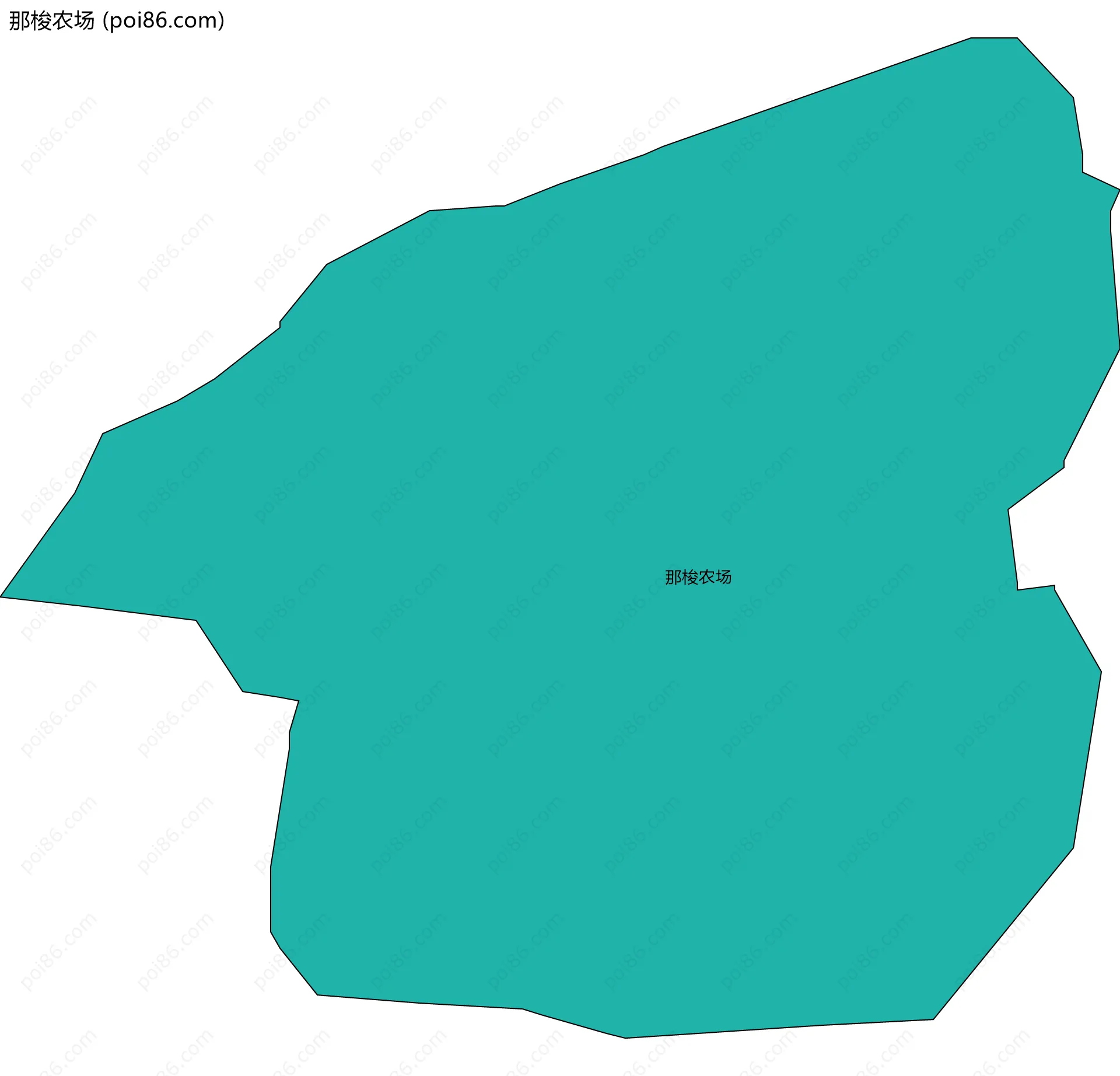 那梭农场边界地图