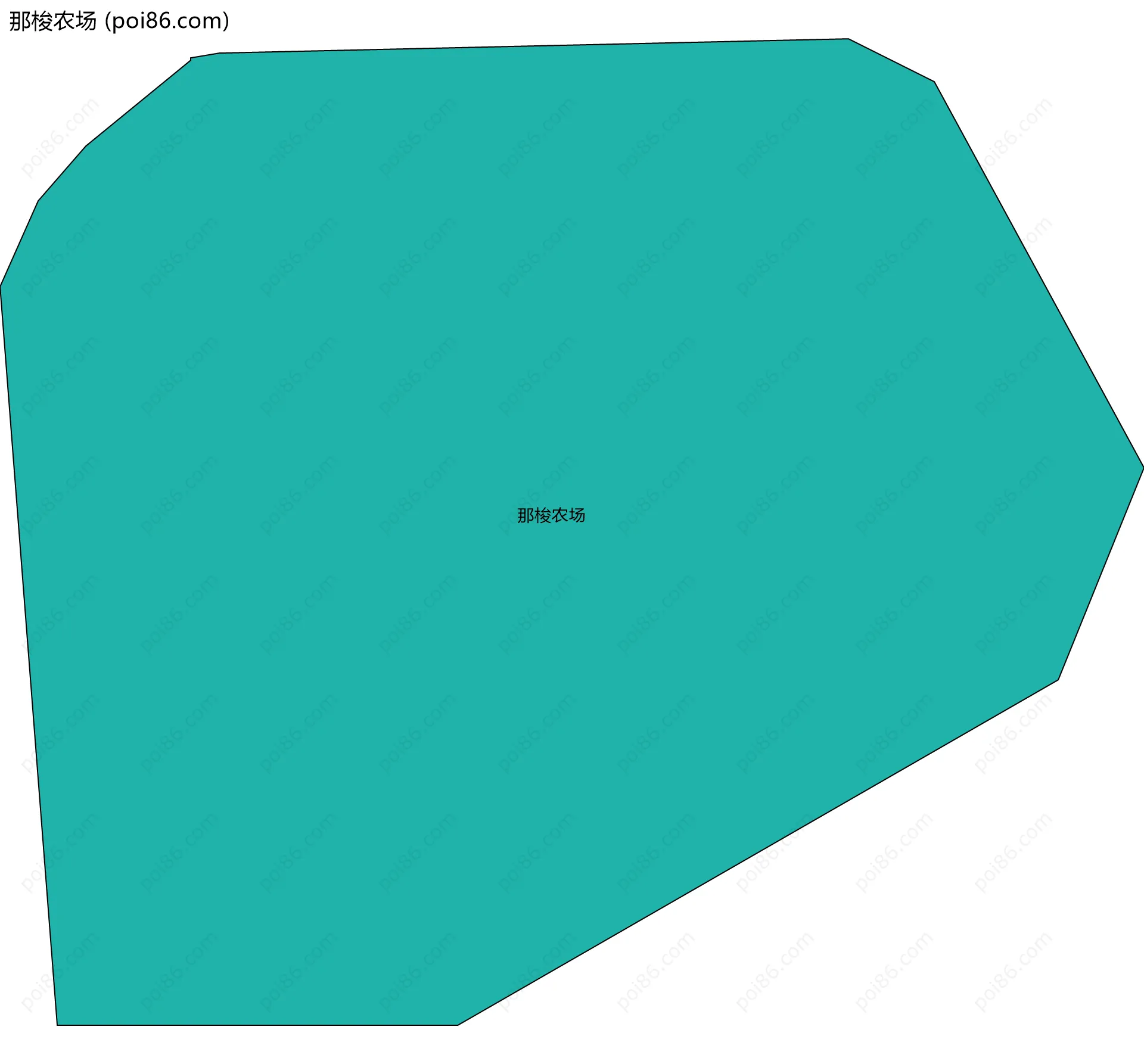 那梭农场边界地图