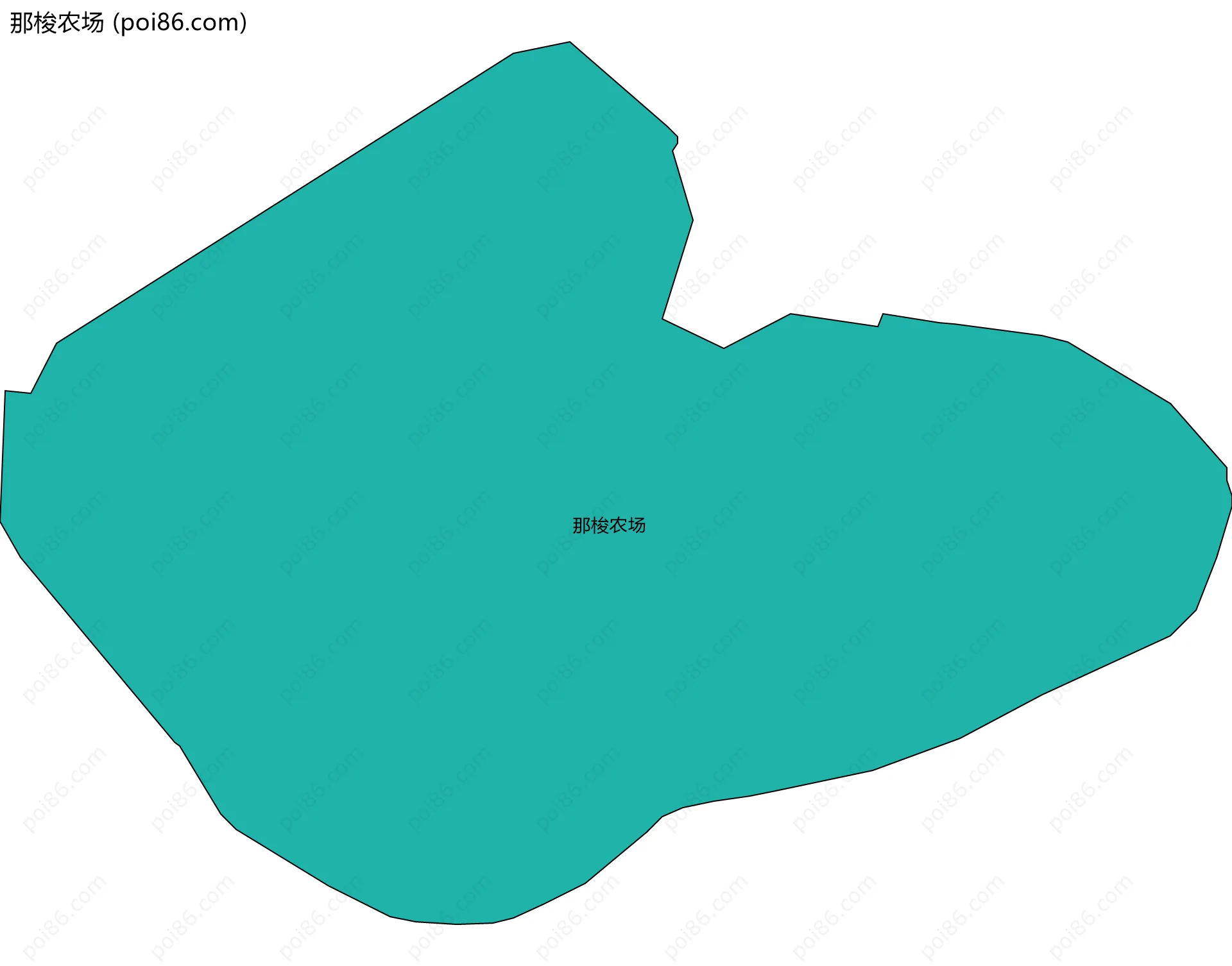 那梭农场边界地图