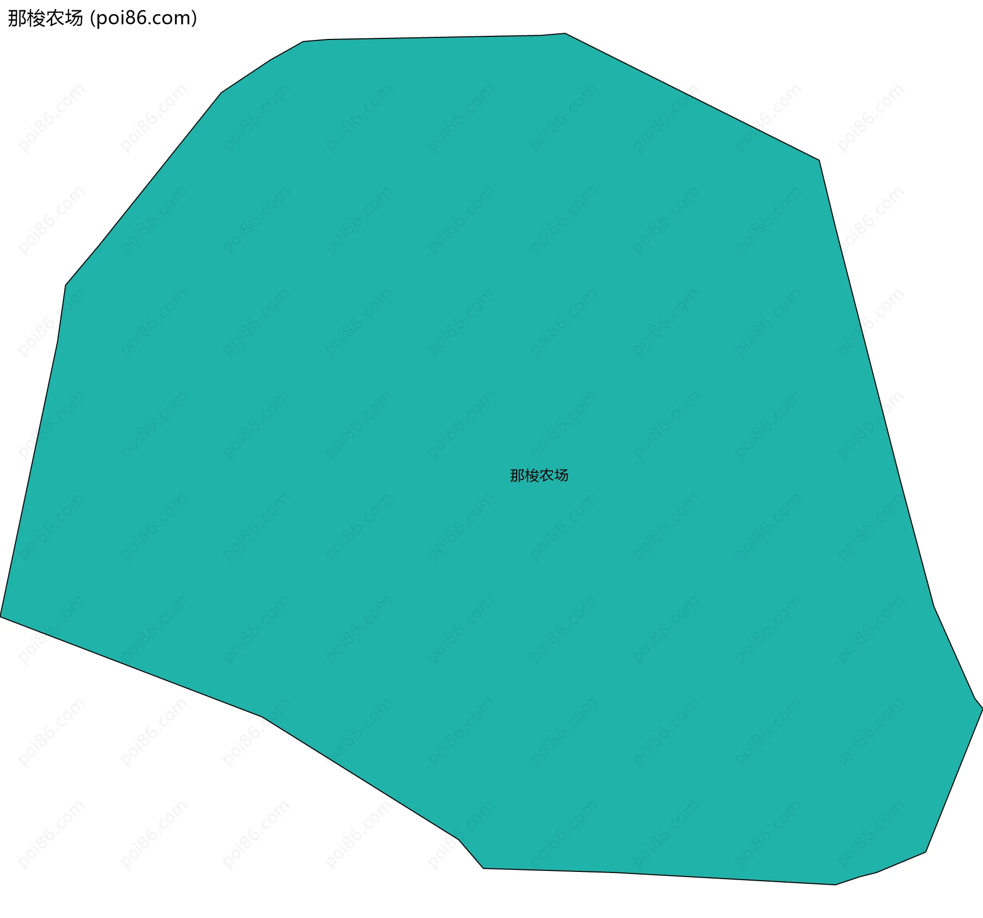 那梭农场边界地图