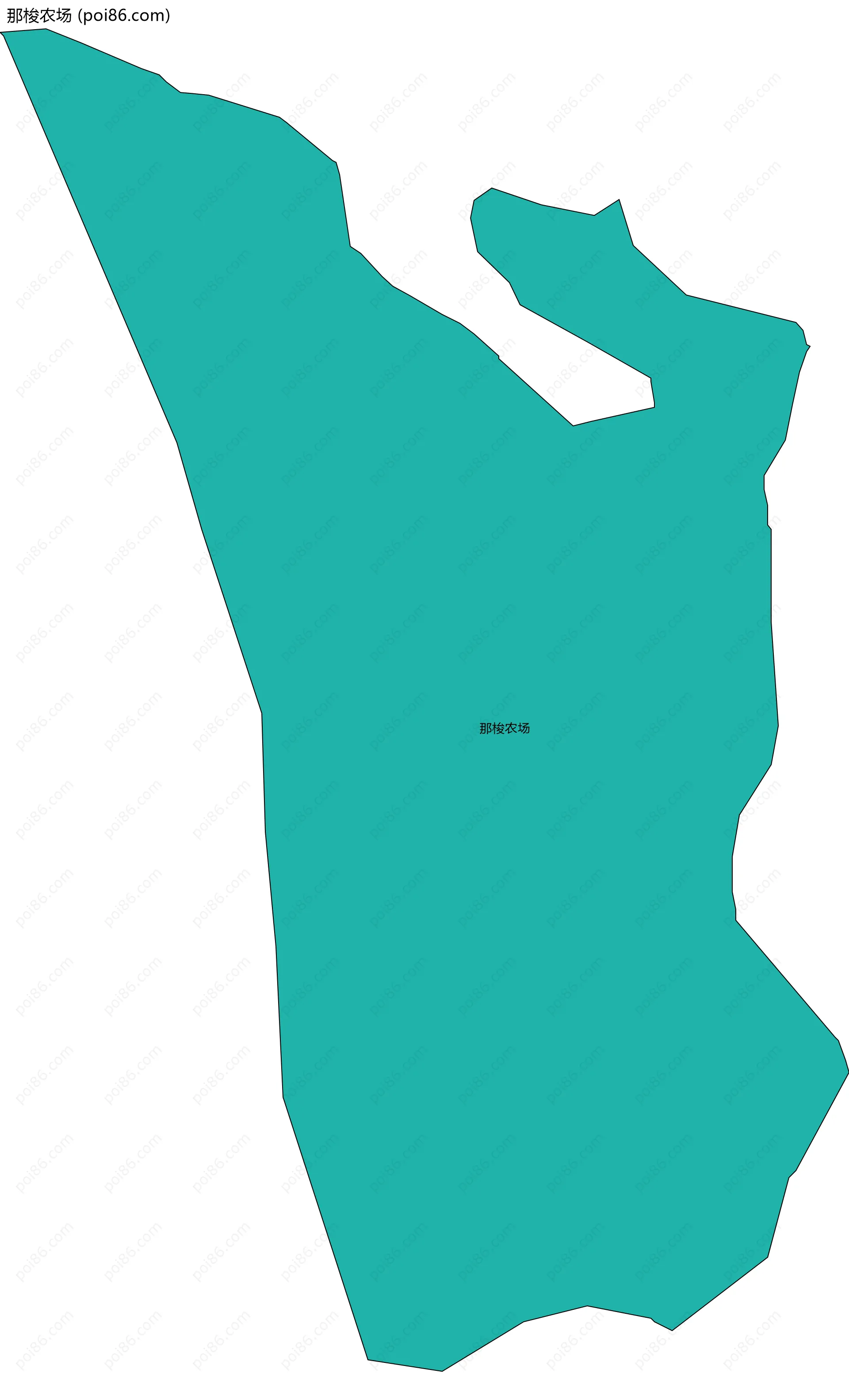 那梭农场边界地图