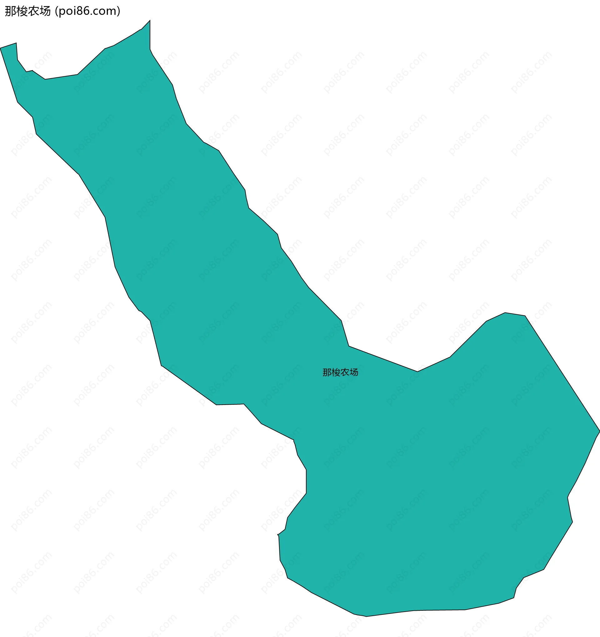 那梭农场边界地图