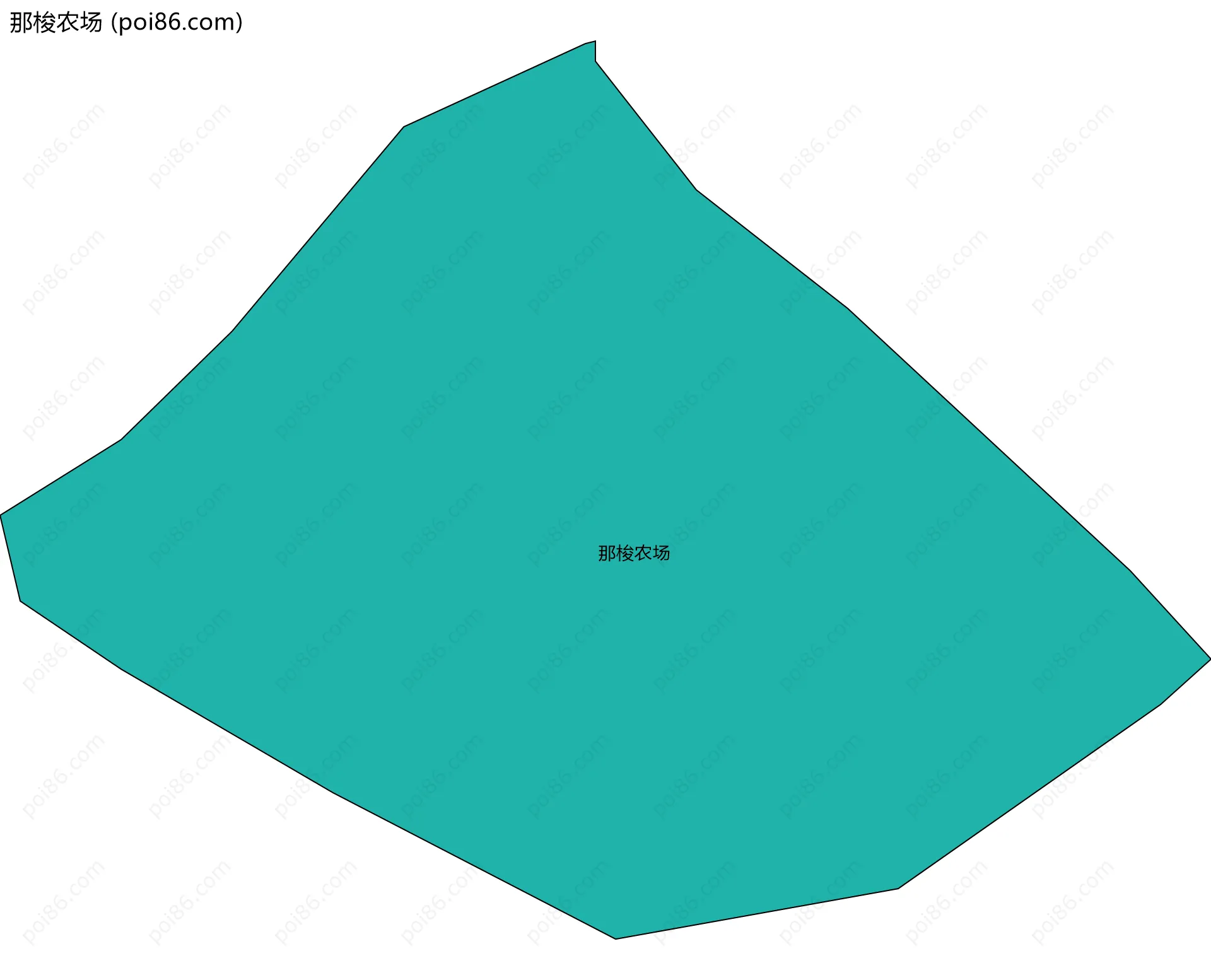 那梭农场边界地图
