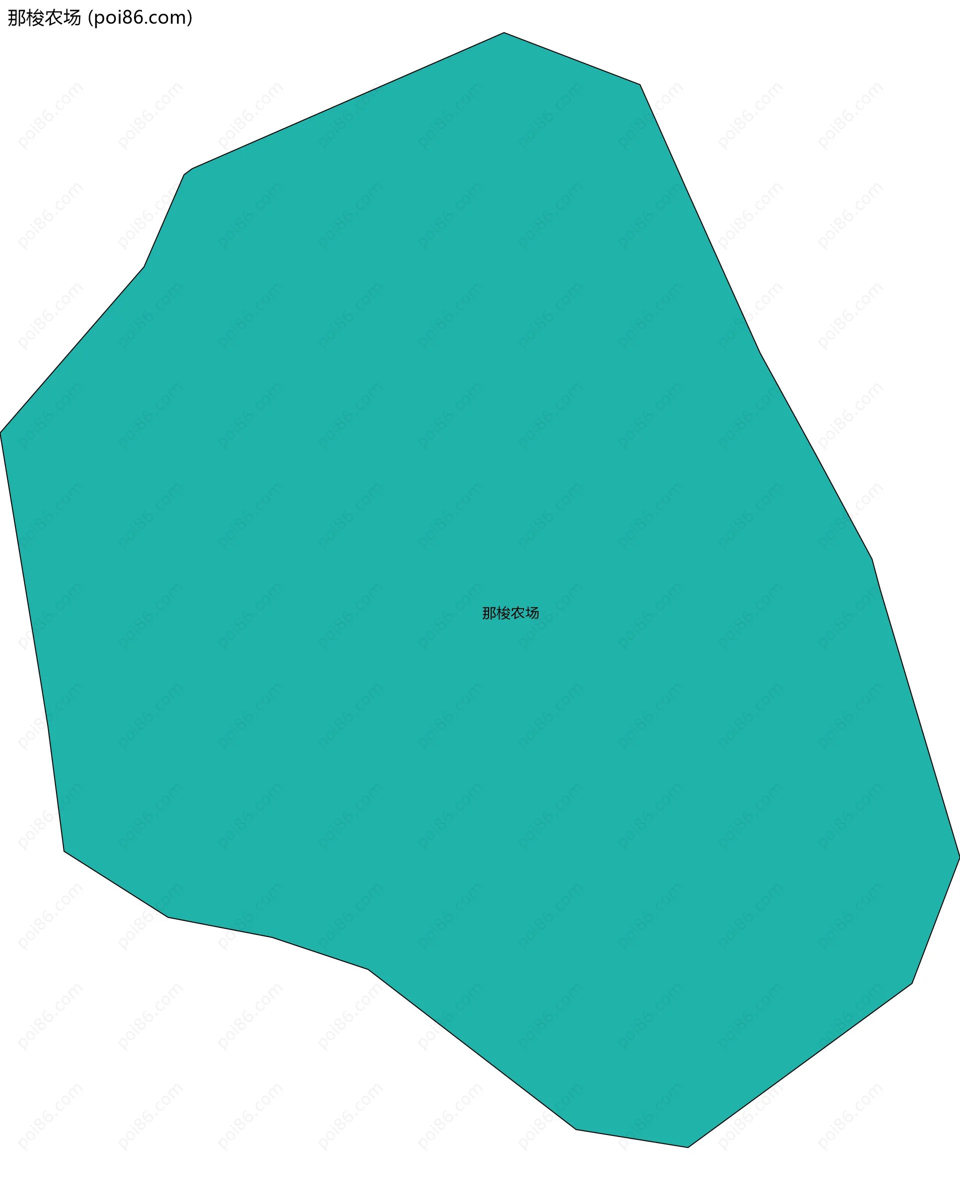 那梭农场边界地图