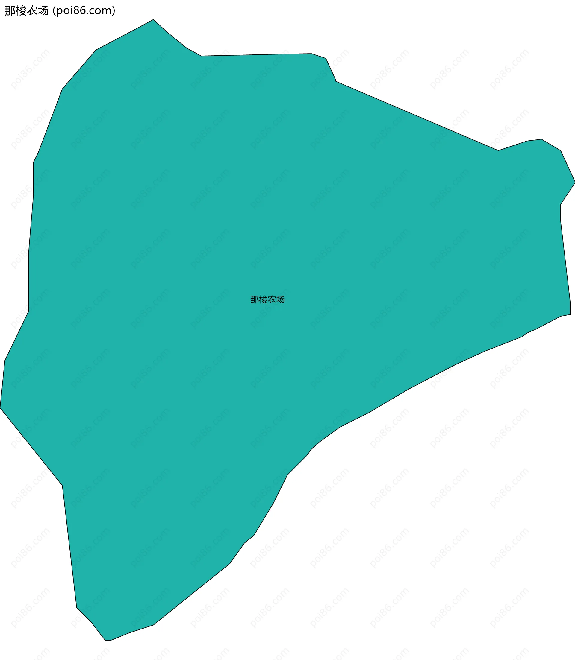 那梭农场边界地图